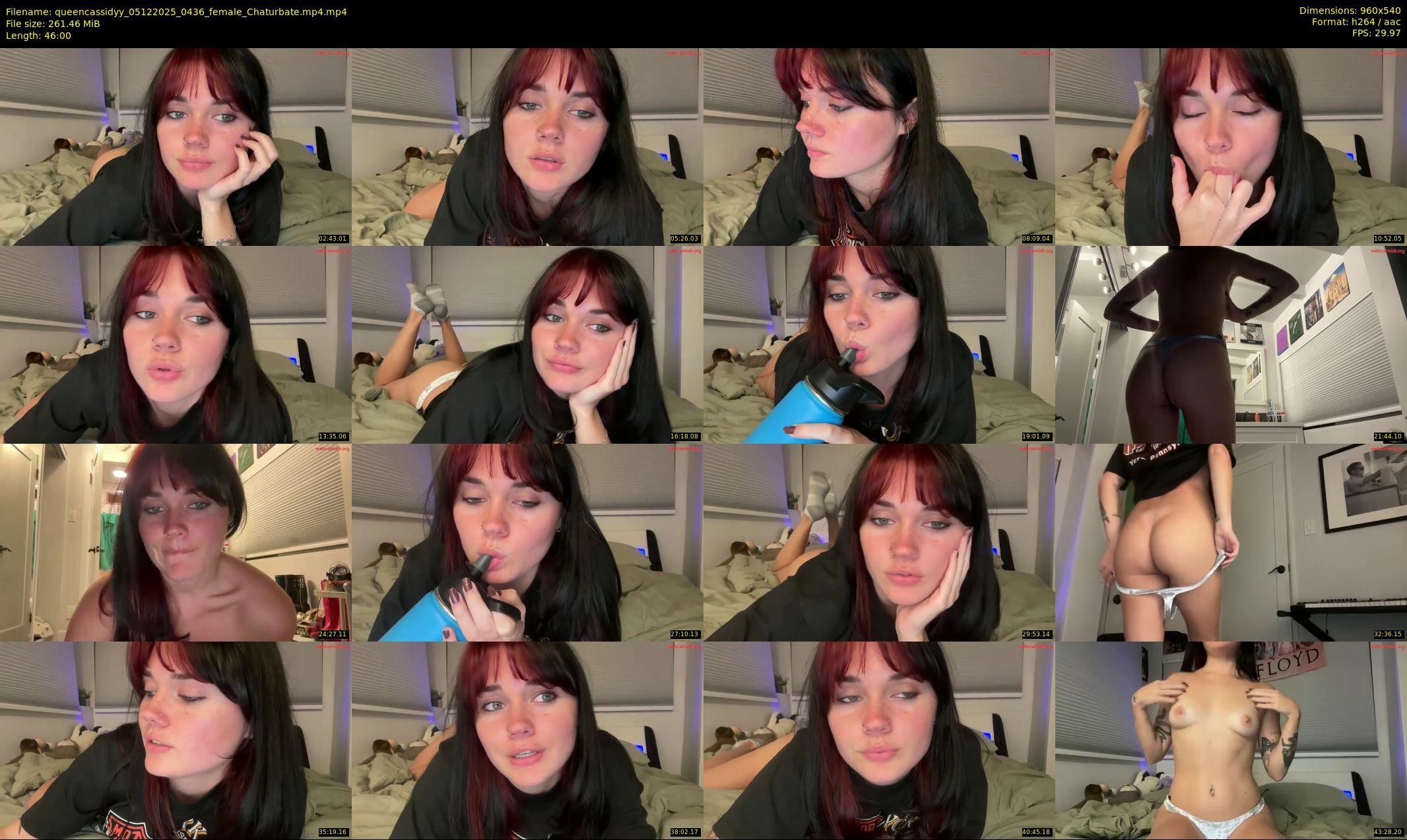 queencassidyy — 46 minute Chaturbate female cam show recording, 480p, Dec 5, 2025
