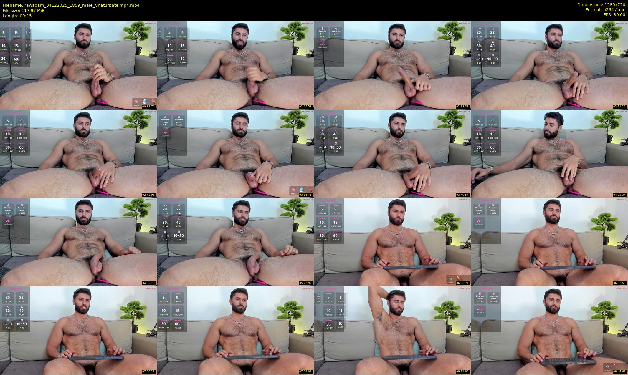 rawadam — 10 minute Chaturbate male cam show recording, 720p, Dec 4, 2025