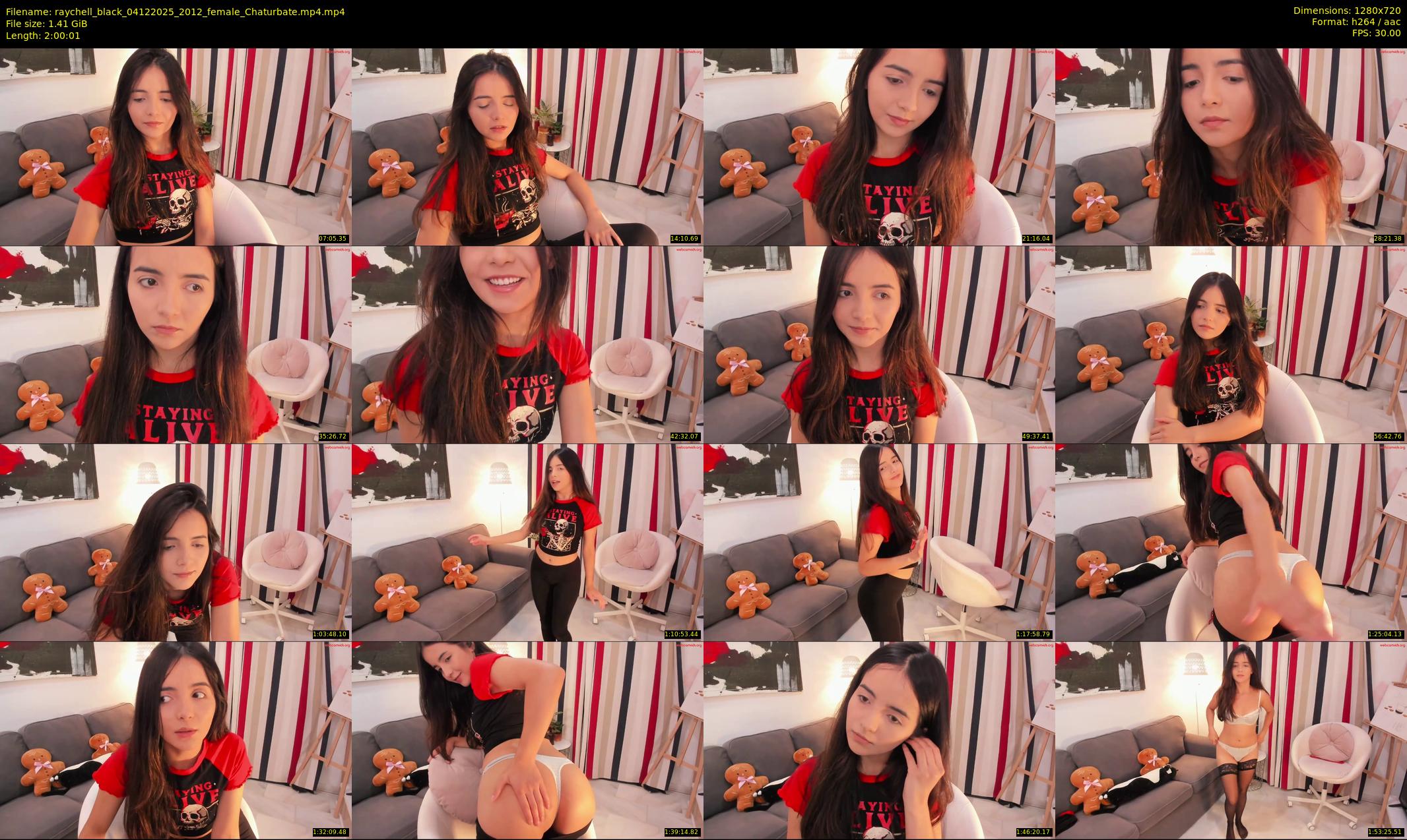 raychell_black — 121 minute Chaturbate female cam show recording, 720p, Dec 4, 2025