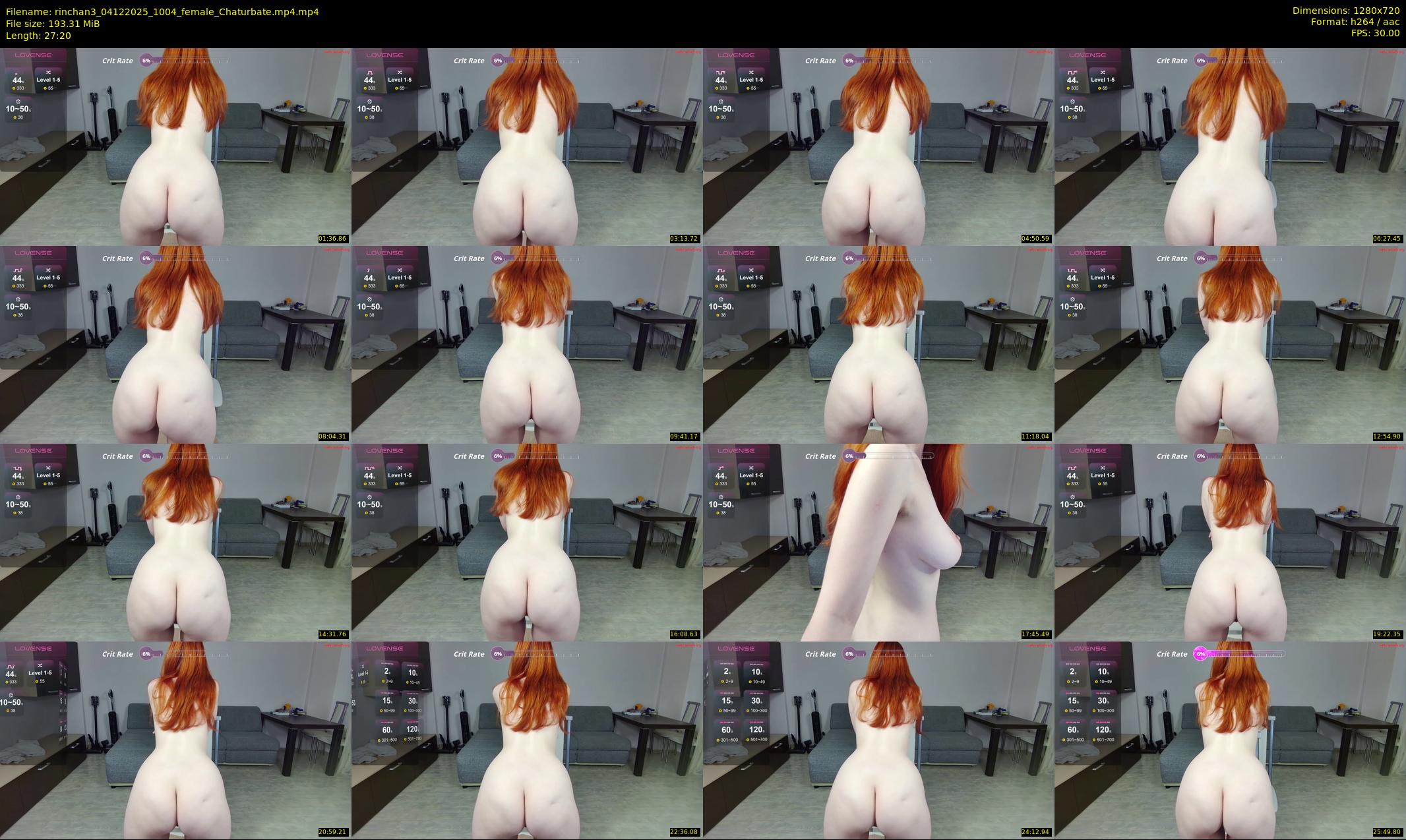 rinchan3 — 28 minute Chaturbate female cam show recording, 720p, Dec 4, 2025