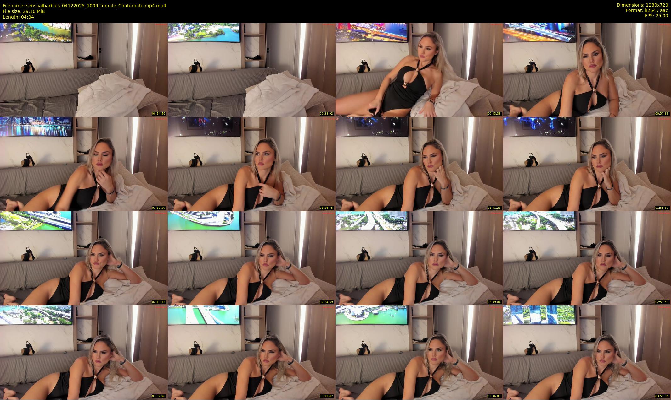 sensualbarbies — 5 minute Chaturbate female cam show recording, 720p, Dec 4, 2025