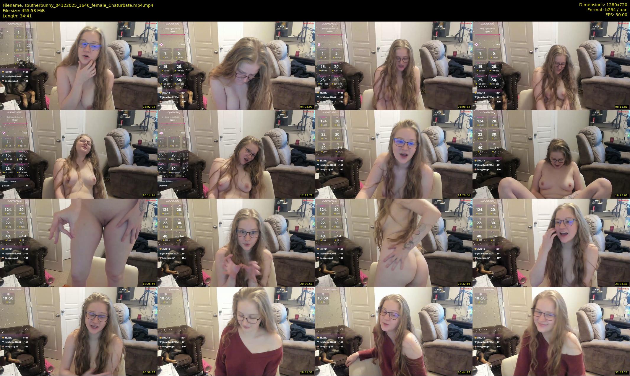 southerbunny — 35 minute Chaturbate female cam show recording, 720p, Dec 4, 2025