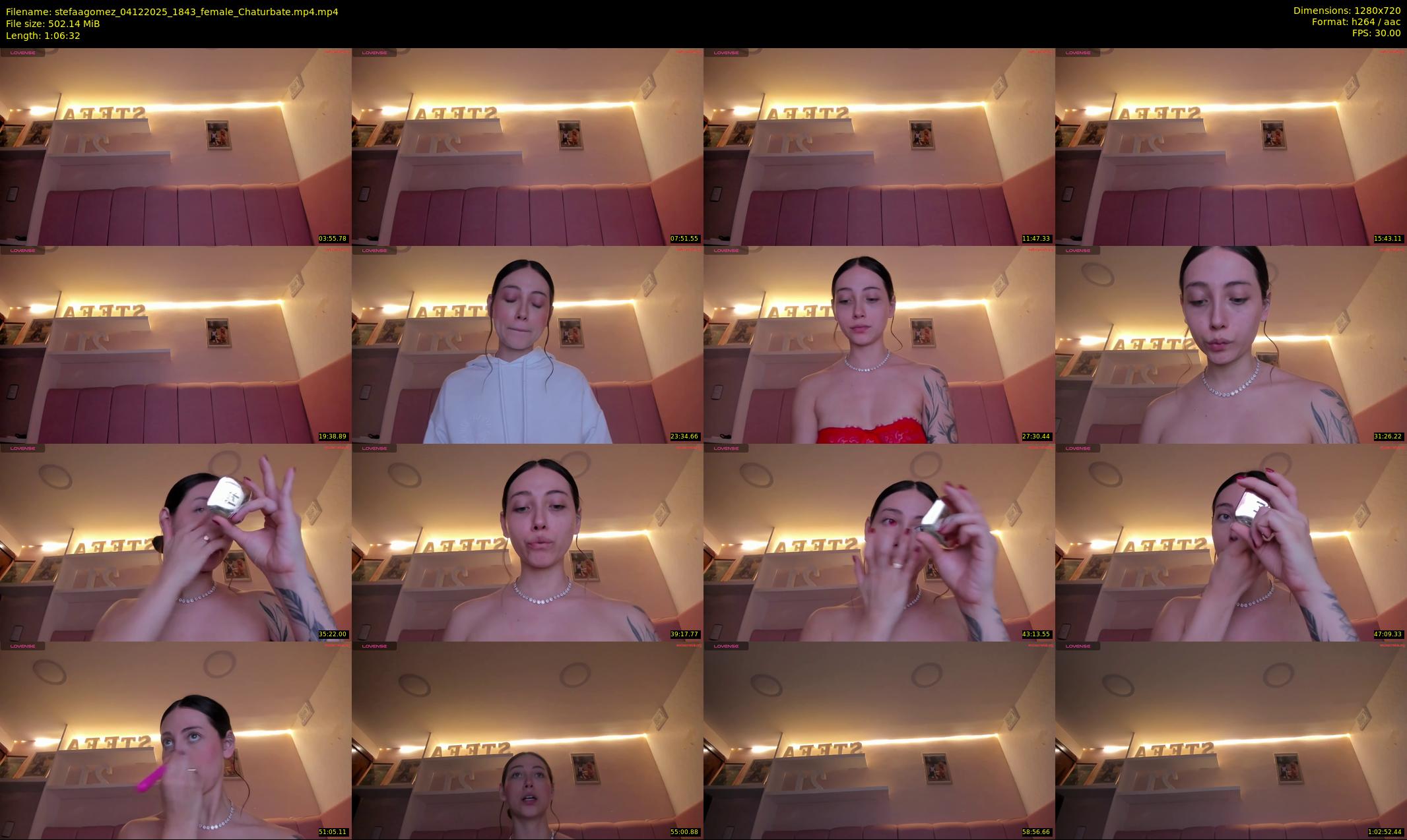 stefaagomez — 67 minute Chaturbate female cam show recording, 720p, Dec 4, 2025