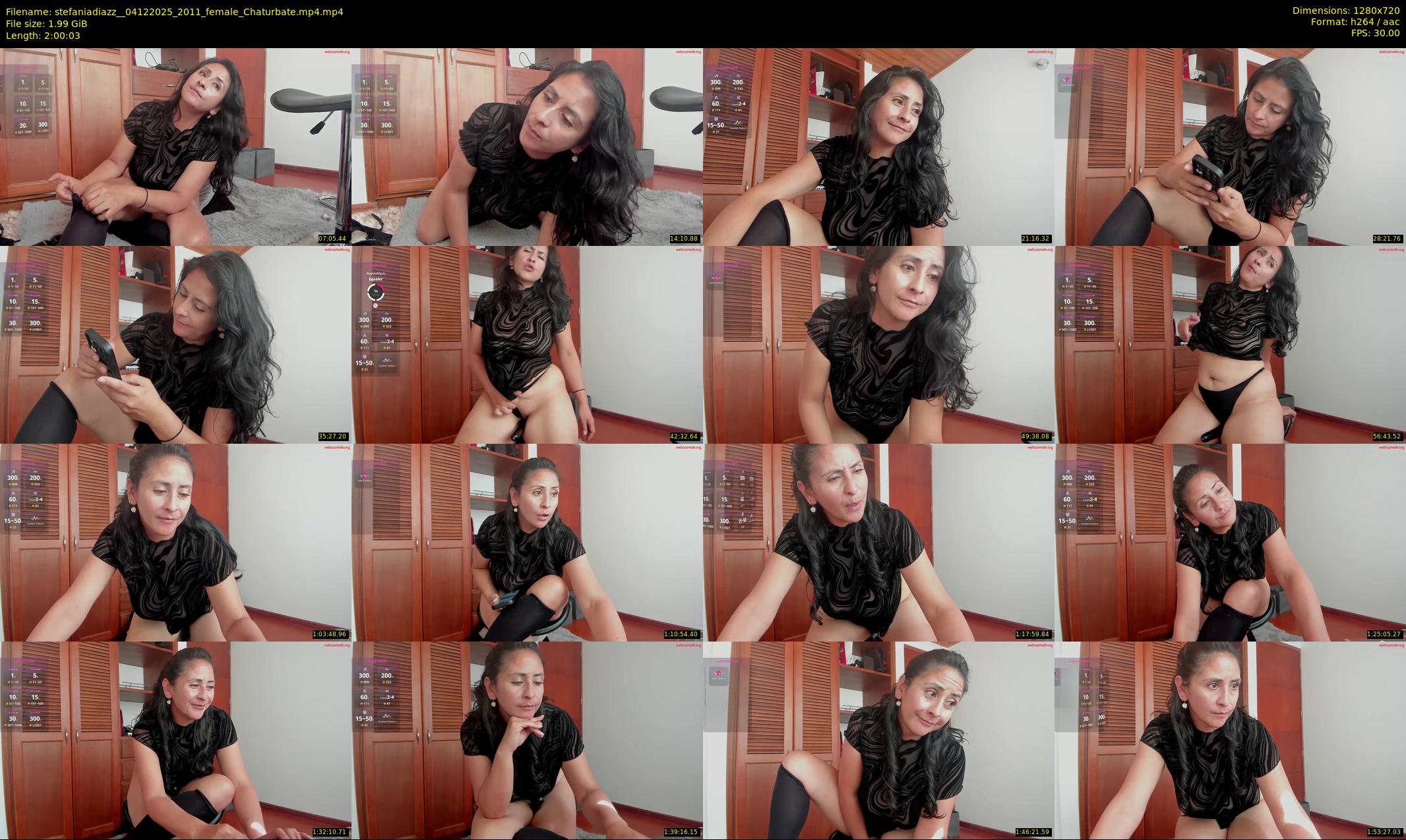 stefaniadiazz_ — 121 minute Chaturbate female cam show recording, 720p, Dec 4, 2025