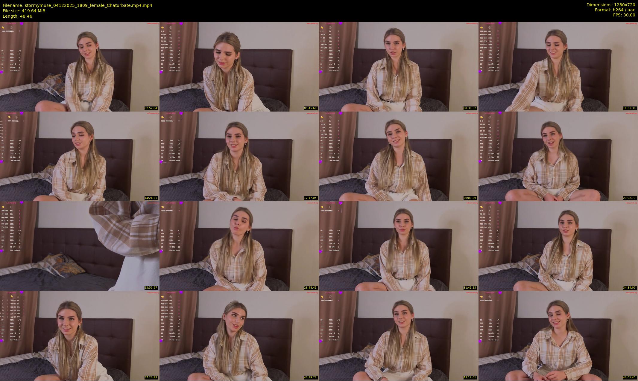 stormymuse — 49 minute Chaturbate female cam show recording, 720p, Dec 4, 2025