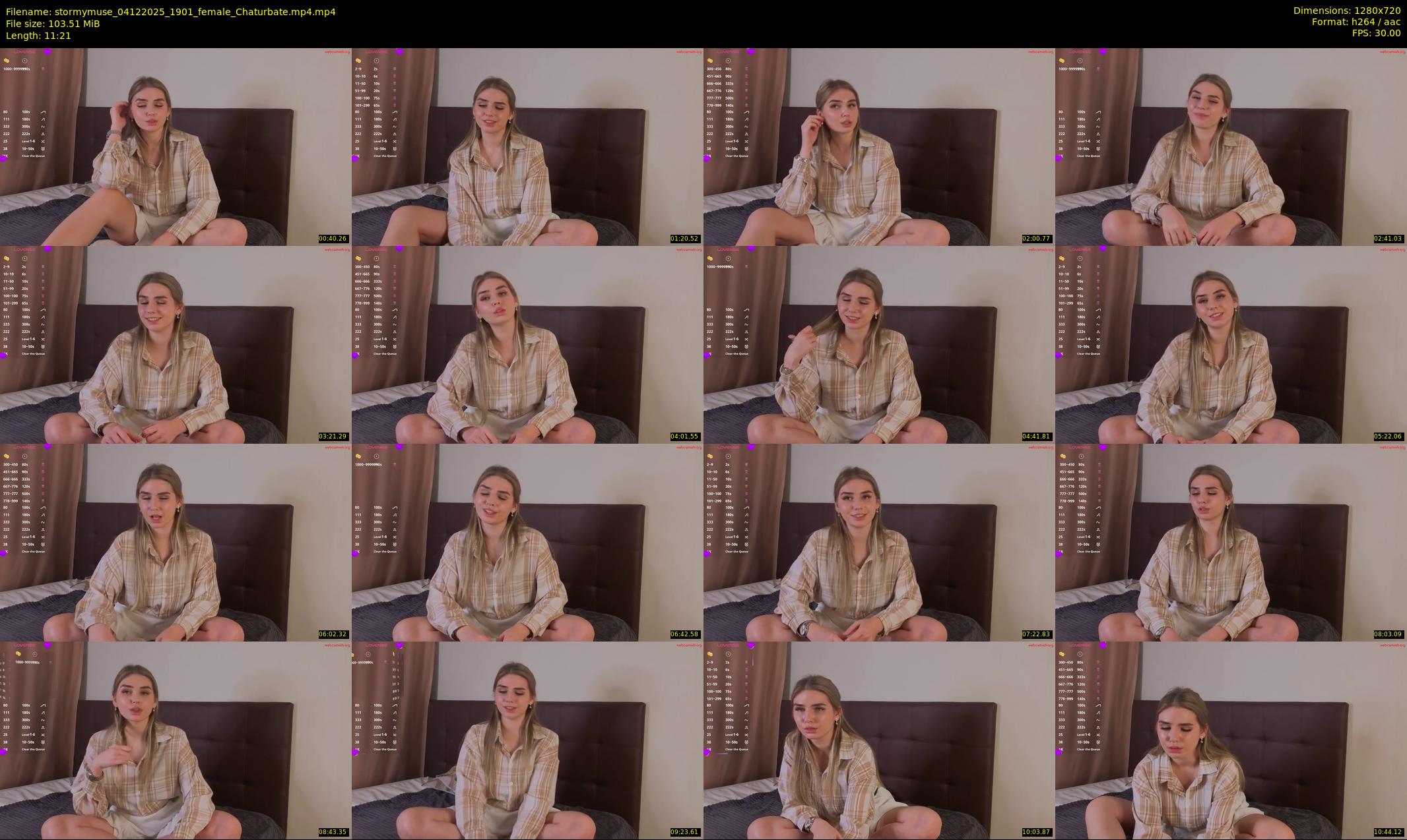 stormymuse — 12 minute Chaturbate female cam show recording, 720p, Dec 4, 2025
