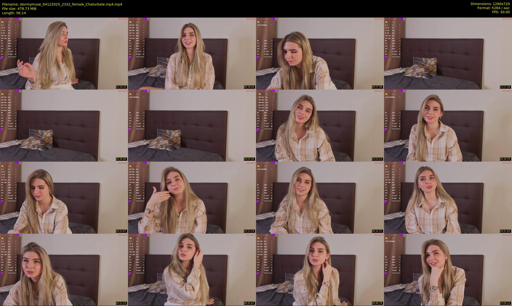 stormymuse — 57 minute Chaturbate female cam show recording, 720p, Dec 4, 2025