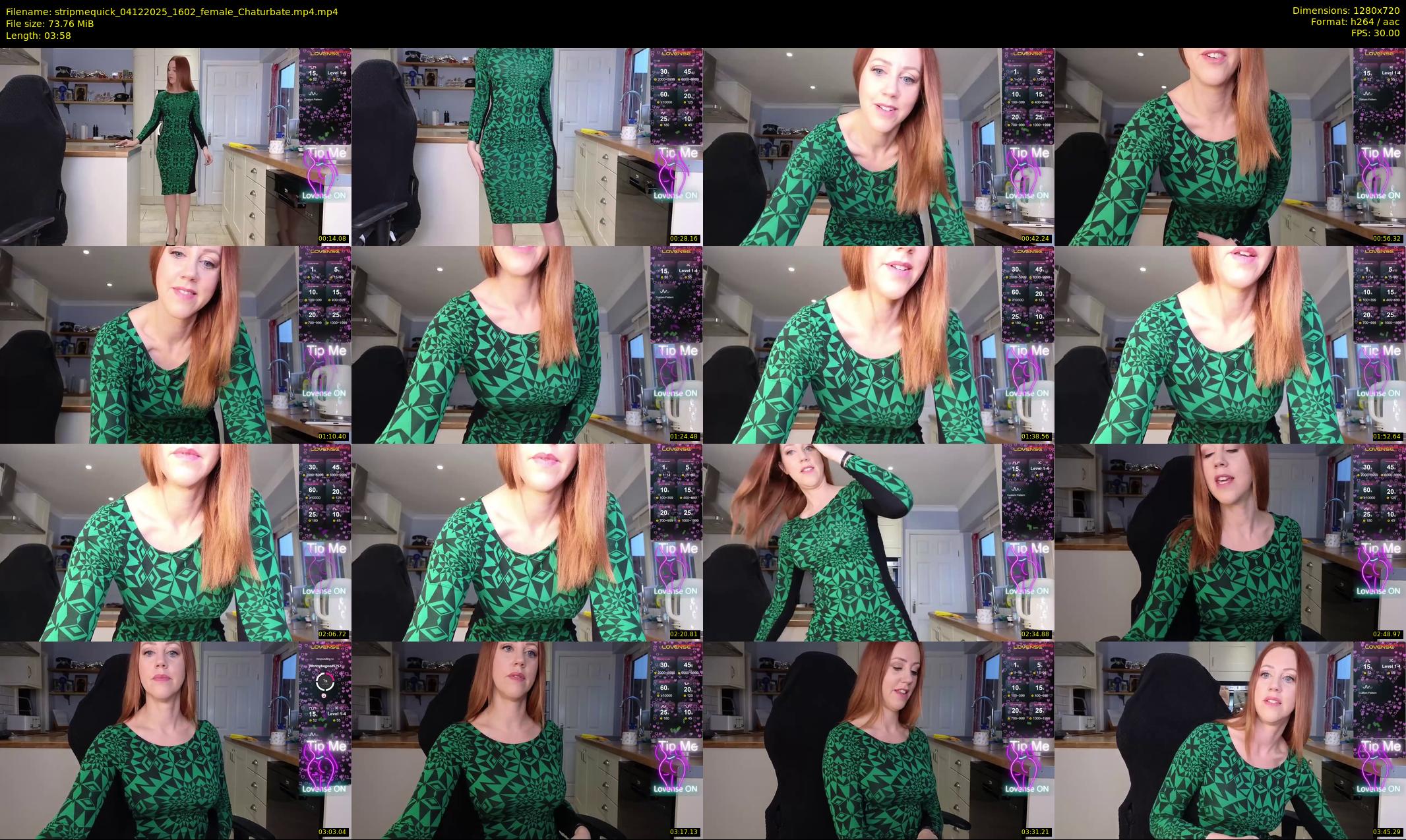 stripmequick — 4 minute Chaturbate female cam show recording, 720p, Dec 4, 2025