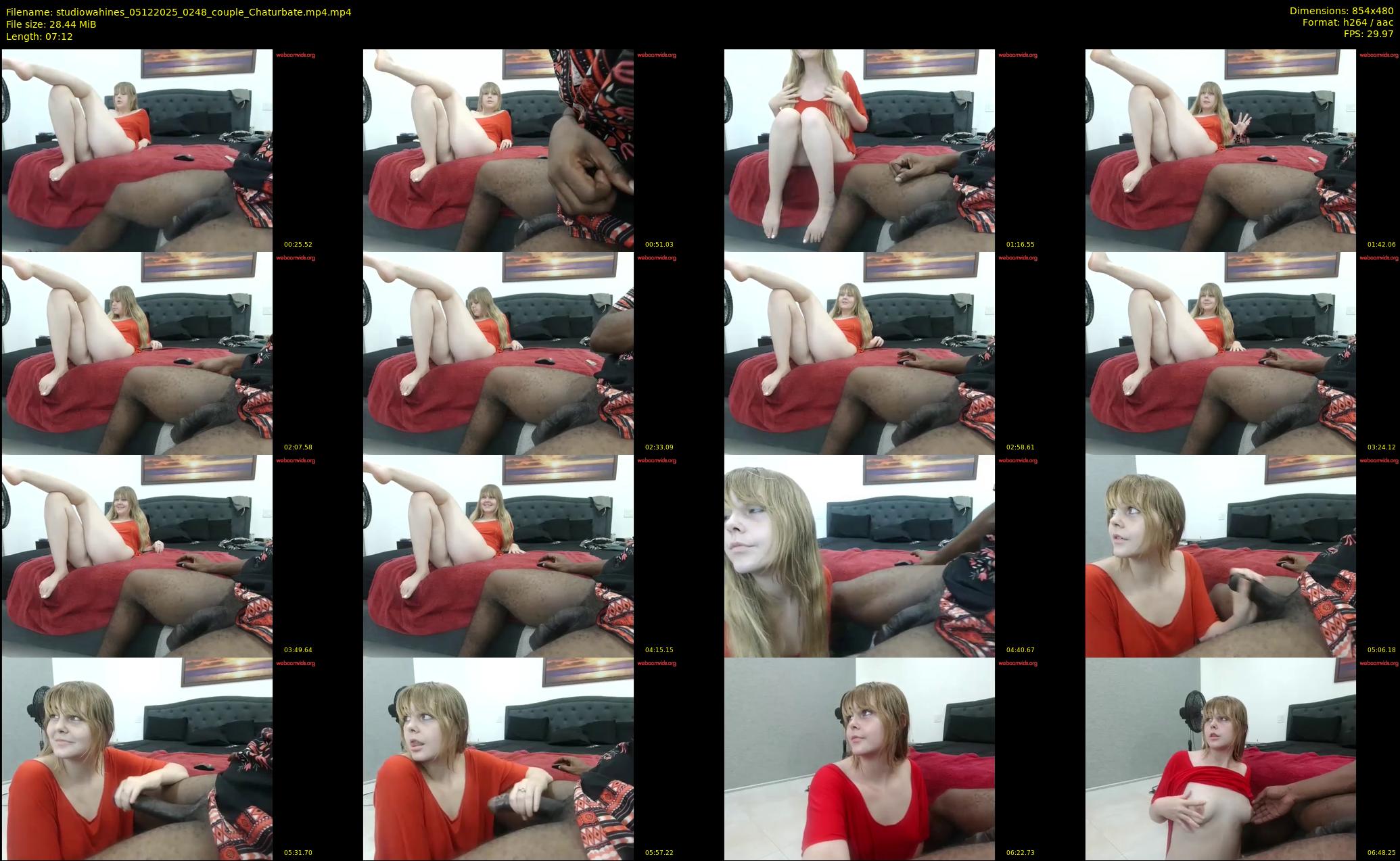studiowahines — 8 minute Chaturbate couple cam show recording, 480p, Dec 5, 2025