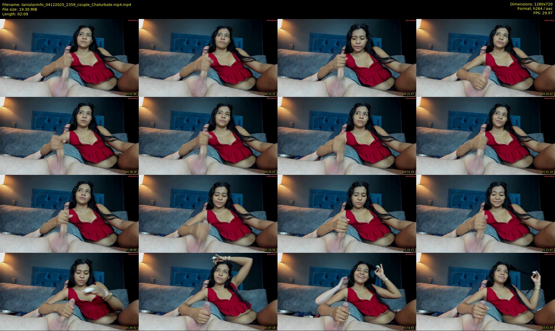 tanialaninfo — 3 minute Chaturbate couple cam show recording, 720p, Dec 4, 2025