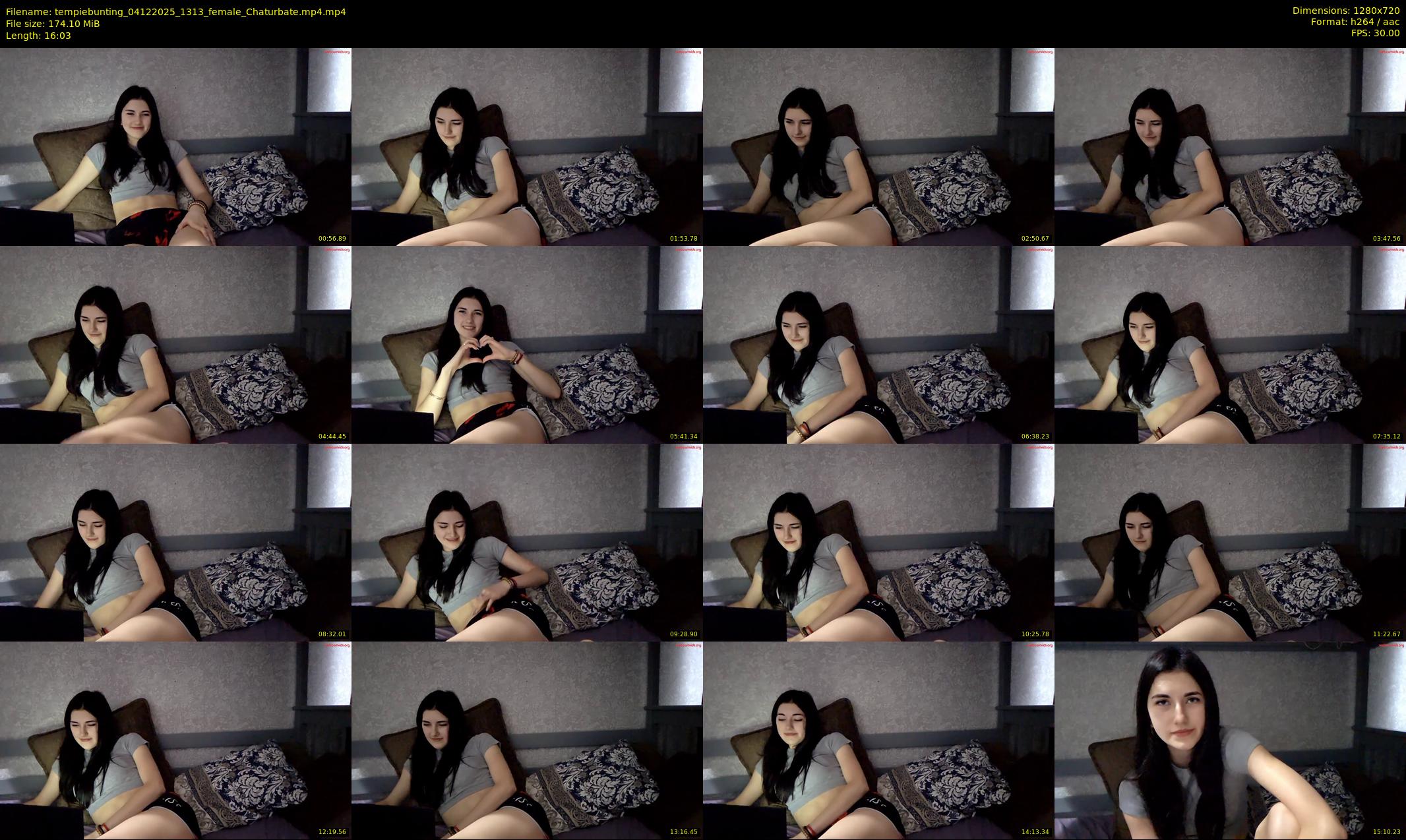tempiebunting — 17 minute Chaturbate female cam show recording, 720p, Dec 4, 2025