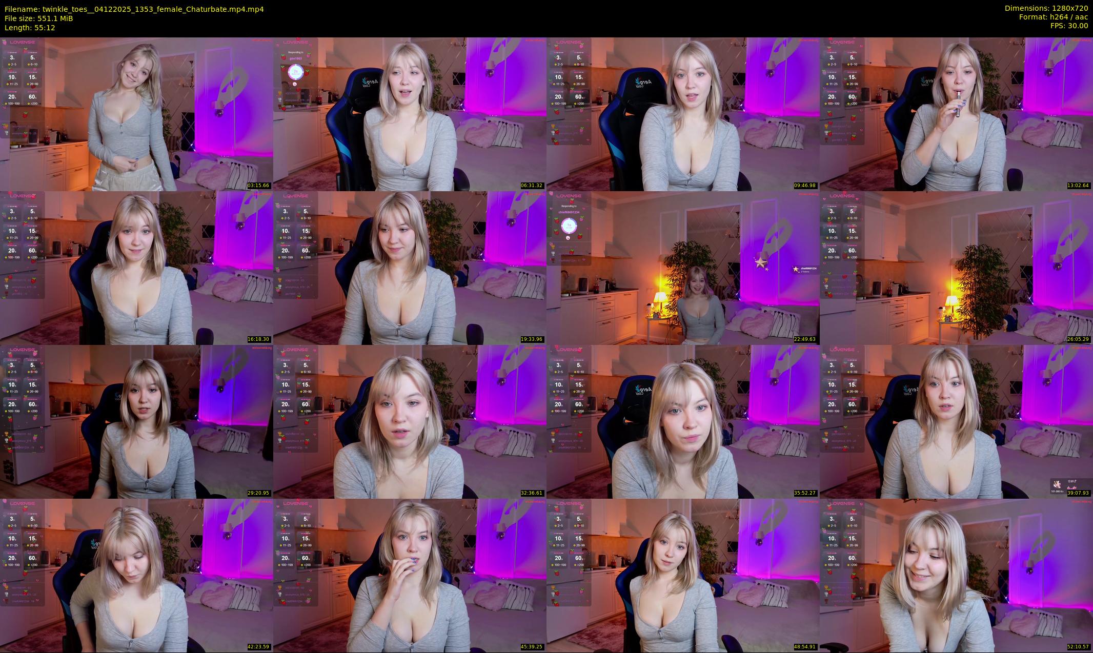 twinkle_toes_ — 56 minute Chaturbate female cam show recording, 720p, Dec 4, 2025