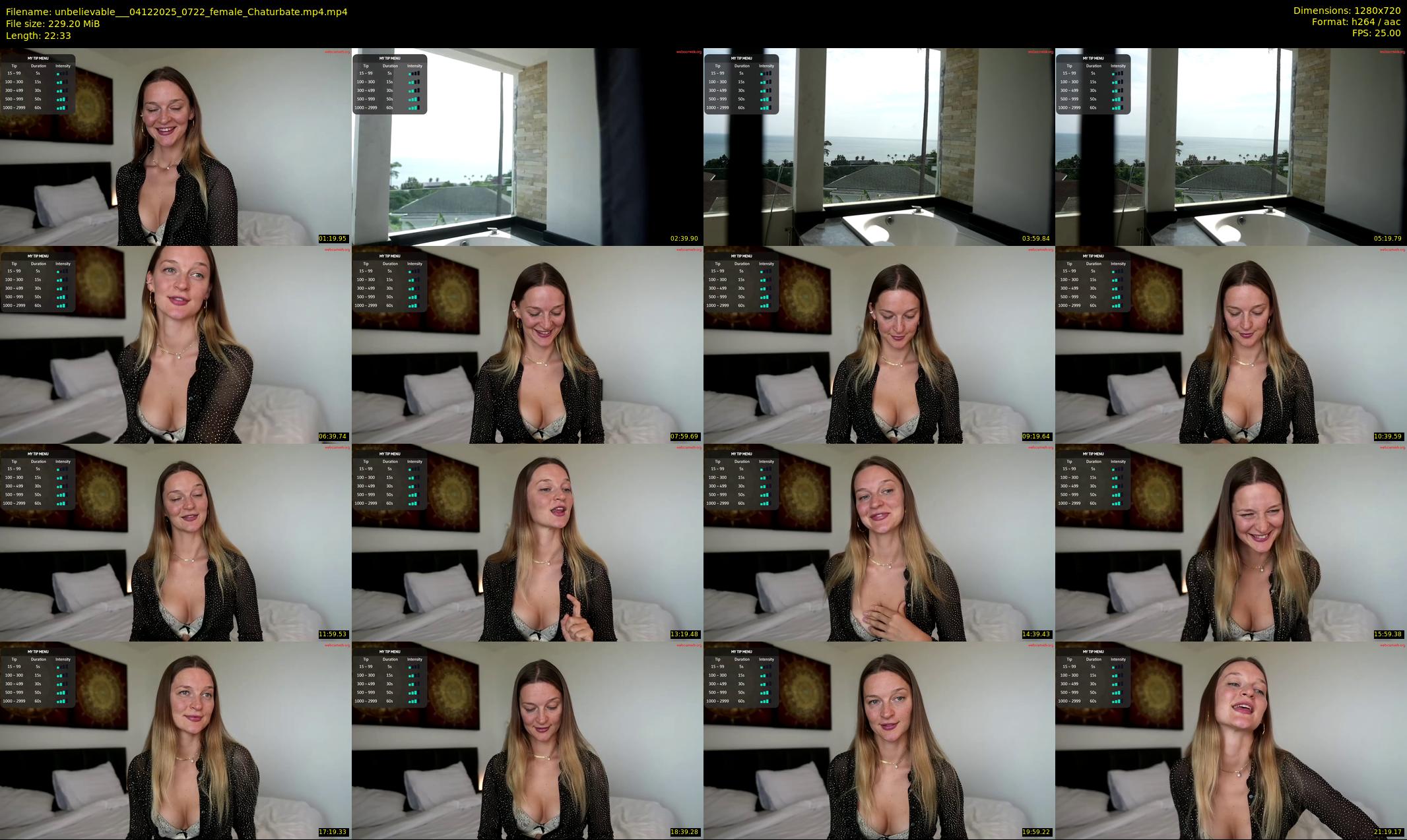 unbelievable__ — 23 minute Chaturbate female cam show recording, 720p, Dec 4, 2025