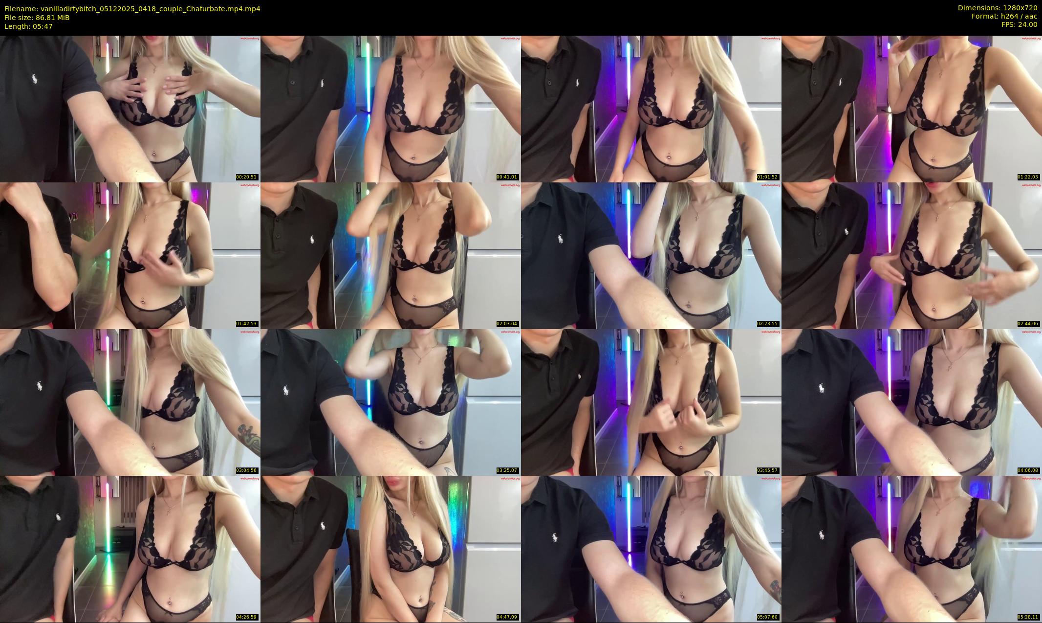 vanilladirtybitch — 6 minute Chaturbate couple cam show recording, 720p, Dec 5, 2025