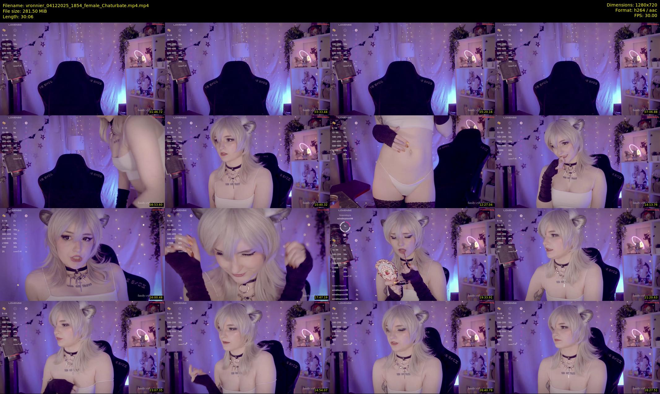 vronnier — 31 minute Chaturbate female cam show recording, 720p, Dec 4, 2025
