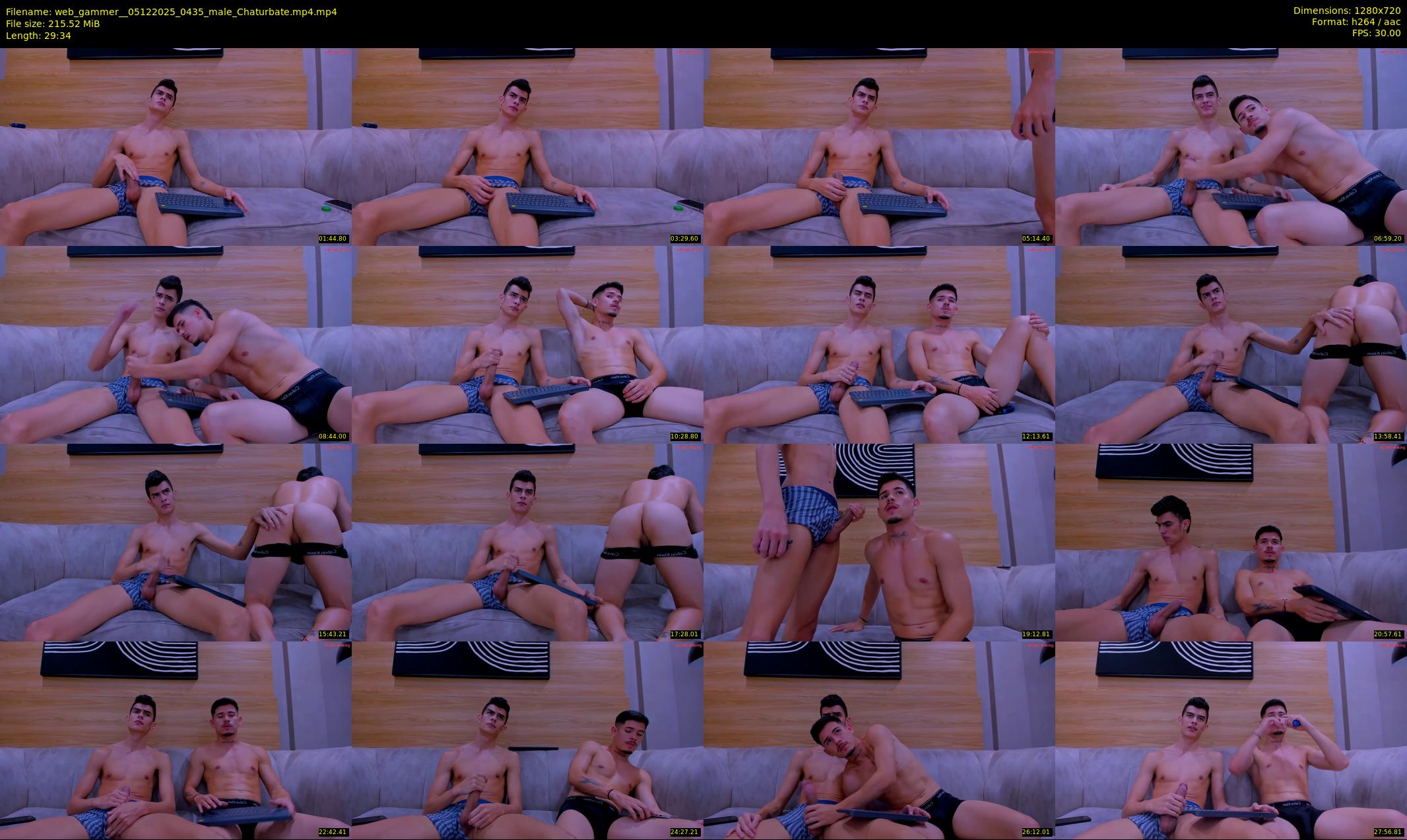 web_gammer_ — 30 minute Chaturbate male cam show recording, 720p, Dec 5, 2025