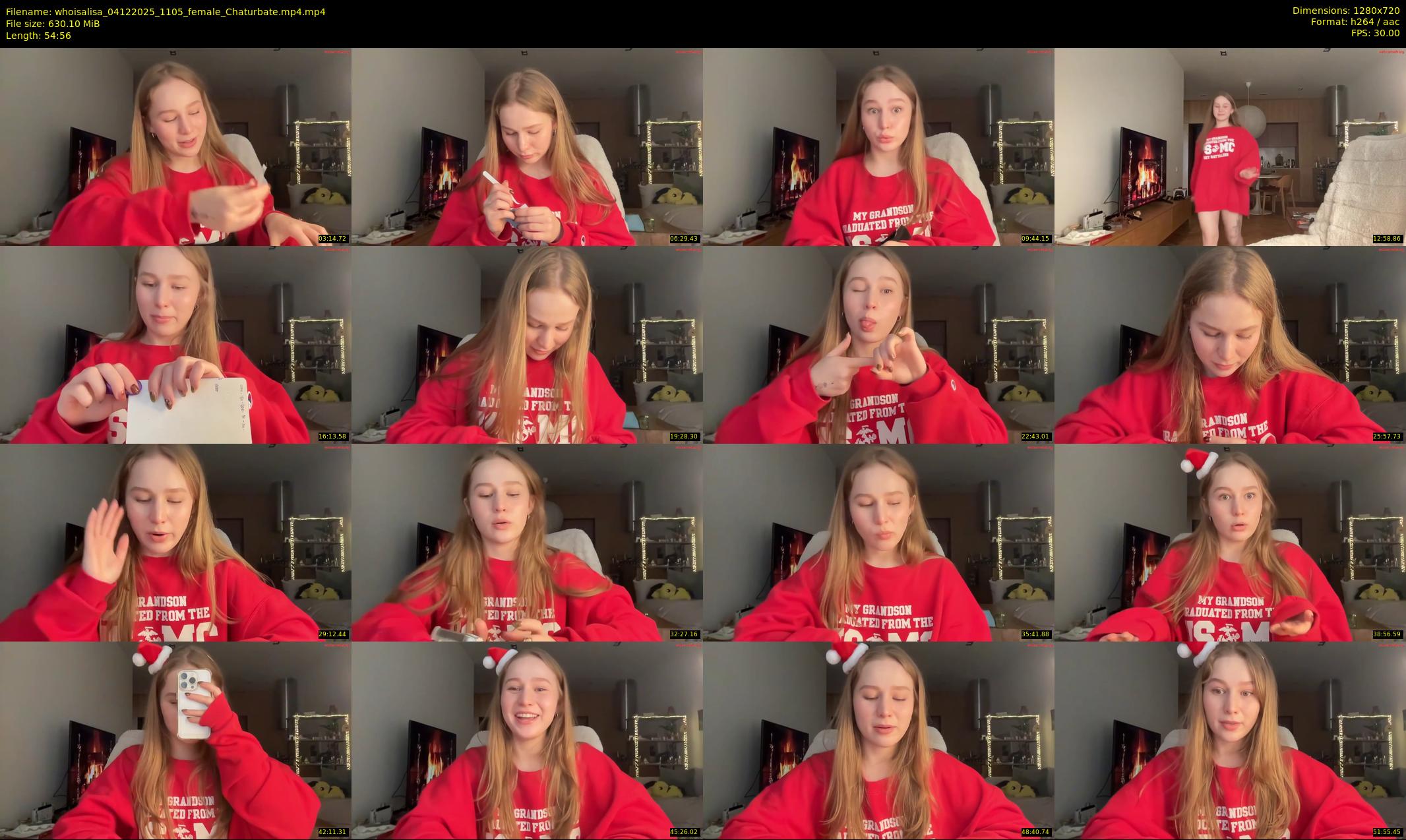 whoisalisa — 55 minute Chaturbate female cam show recording, 720p, Dec 4, 2025