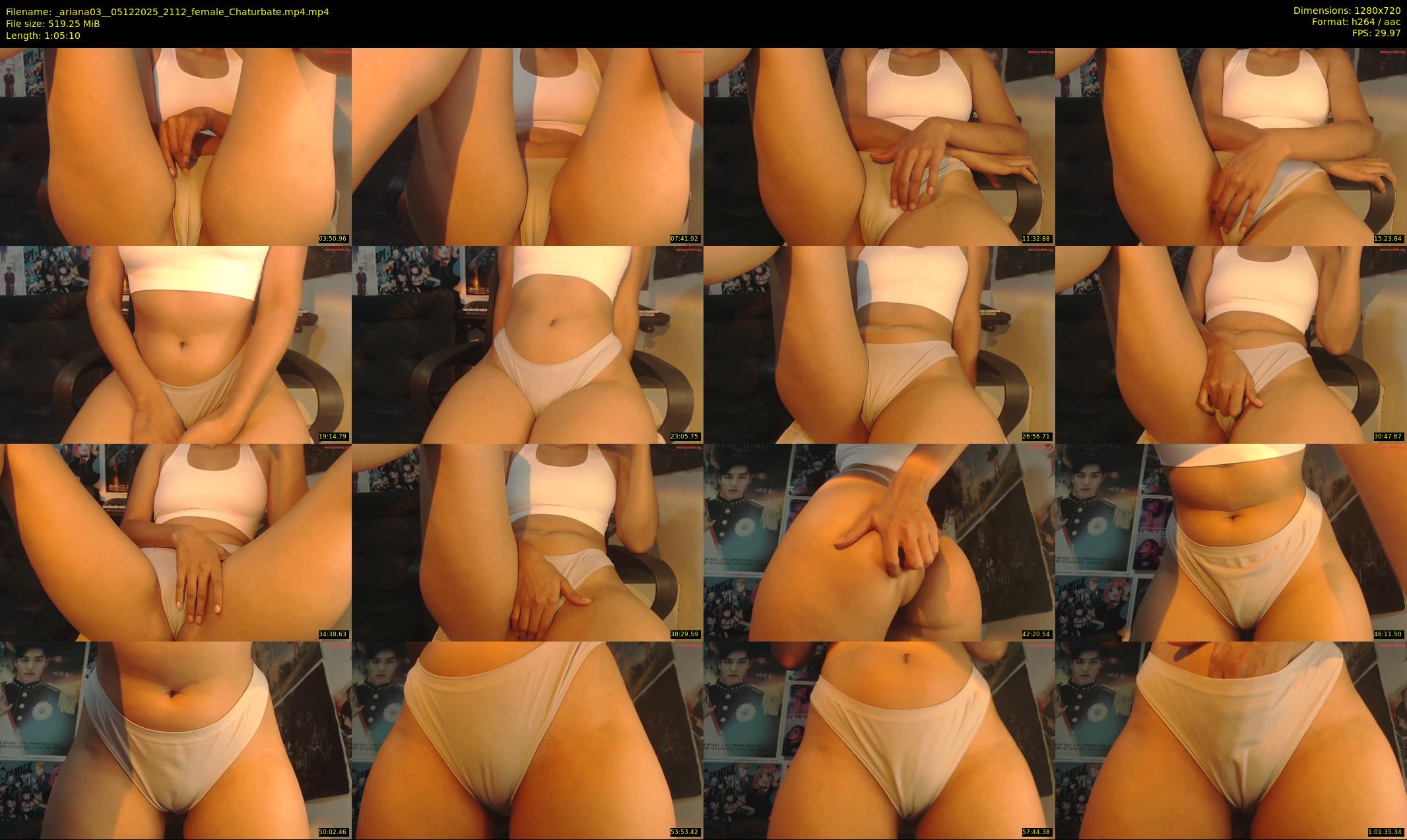 _ariana03_ — 66 minute Chaturbate female cam show recording, 720p, Dec 5, 2025