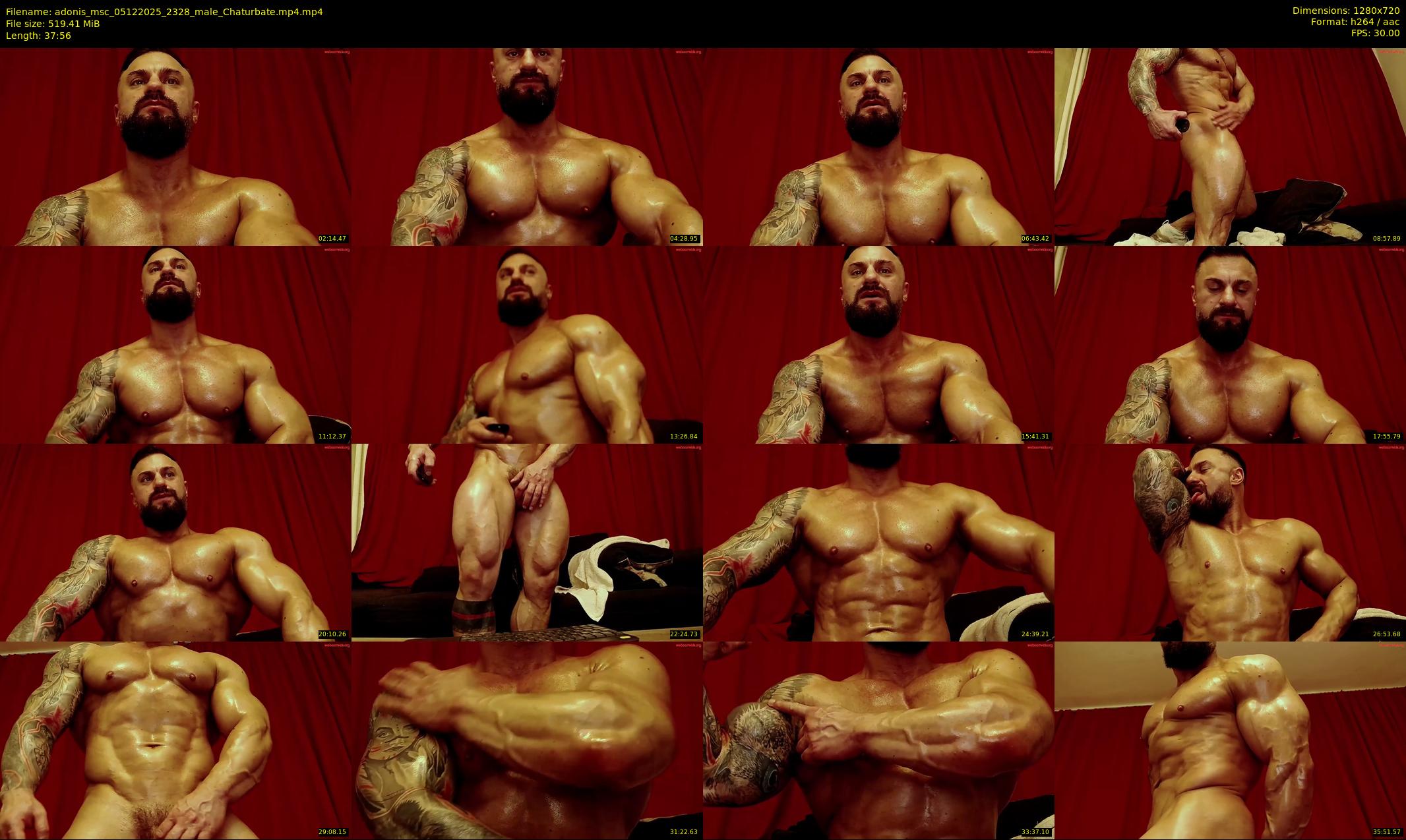 adonis_msc — 38 minute Chaturbate male cam show recording, 720p, Dec 5, 2025