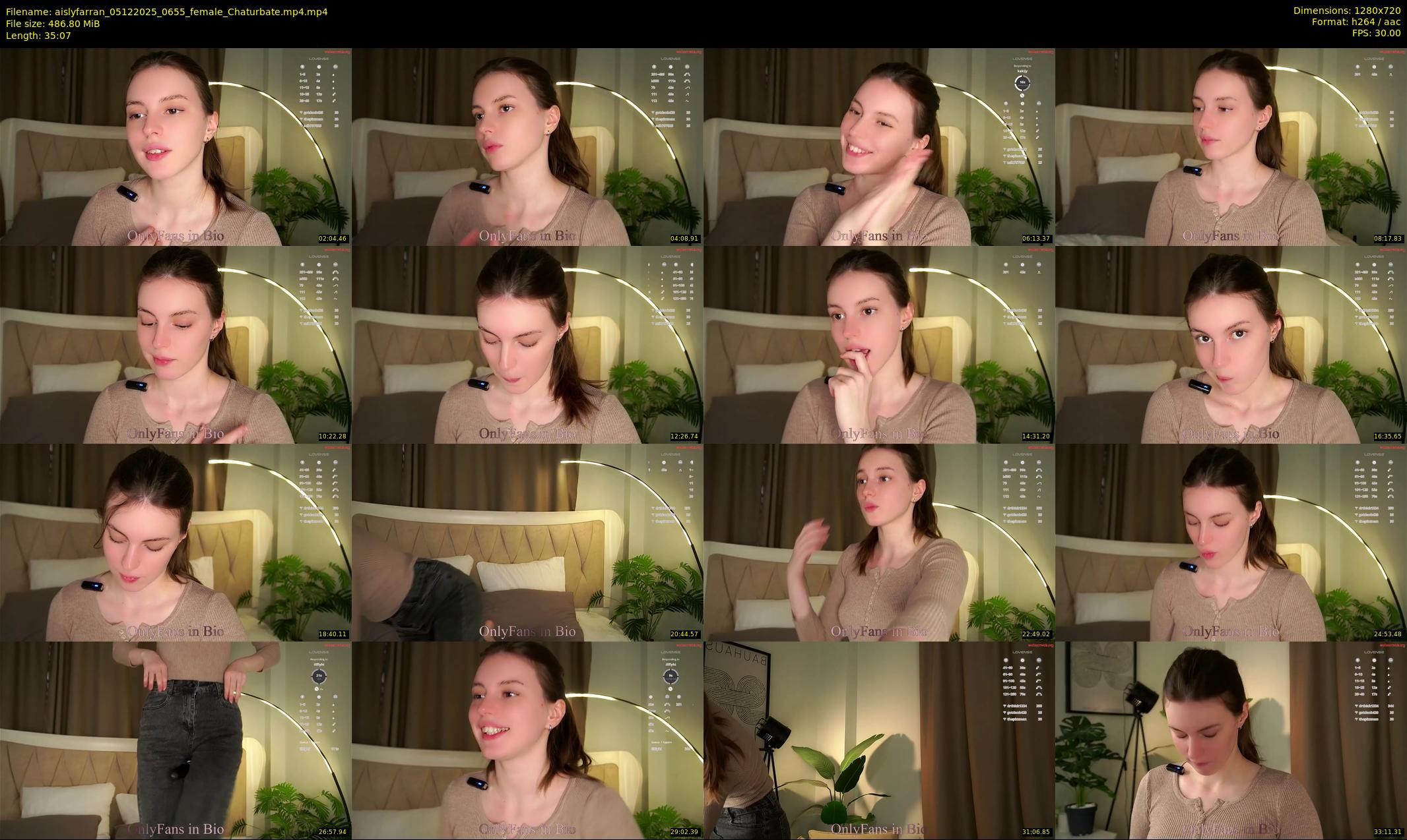 aislyfarran — 36 minute Chaturbate female cam show recording, 720p, Dec 5, 2025