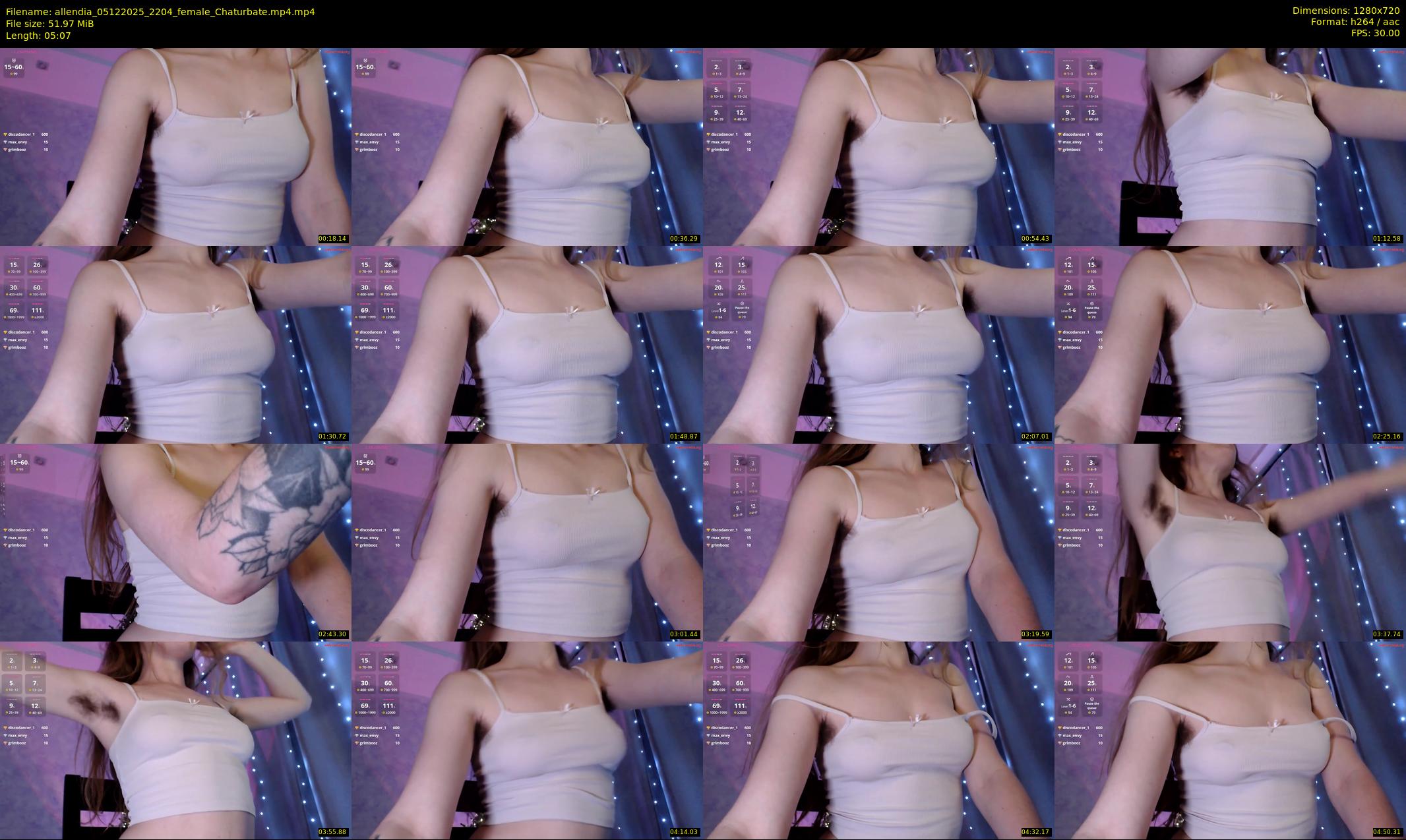 allendia — 6 minute Chaturbate female cam show recording, 720p, Dec 5, 2025