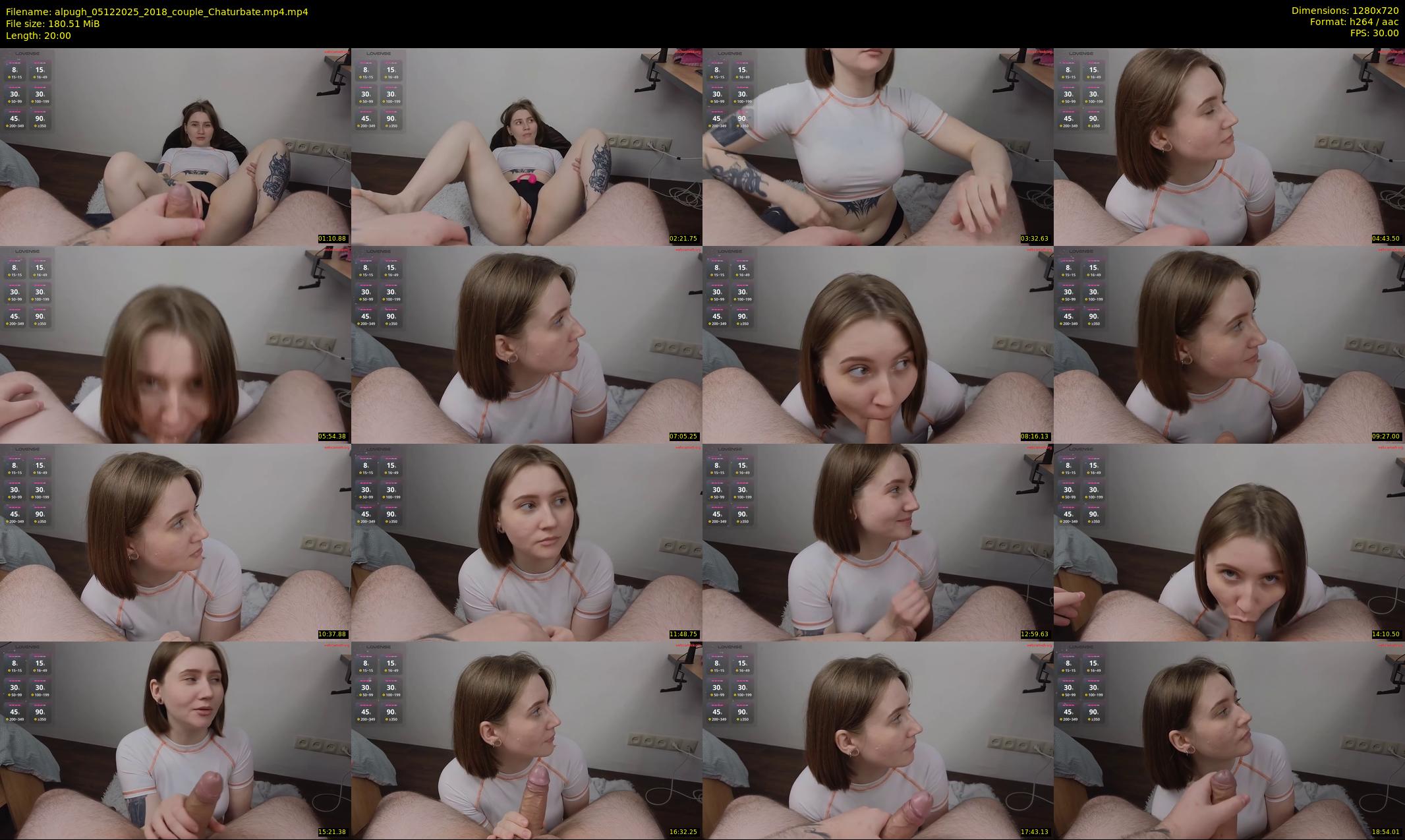 alpugh — 20 minute Chaturbate couple cam show recording, 720p, Dec 5, 2025