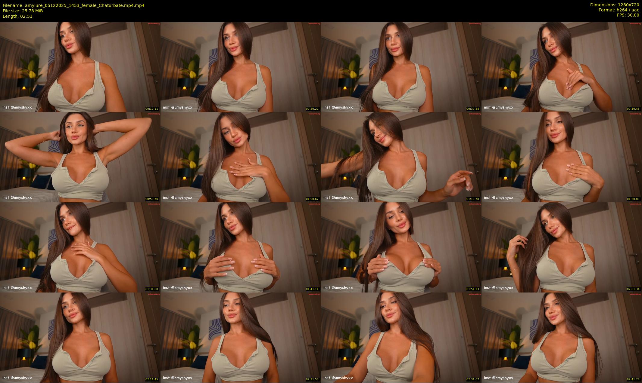 amylure — 3 minute Chaturbate female cam show recording, 720p, Dec 5, 2025
