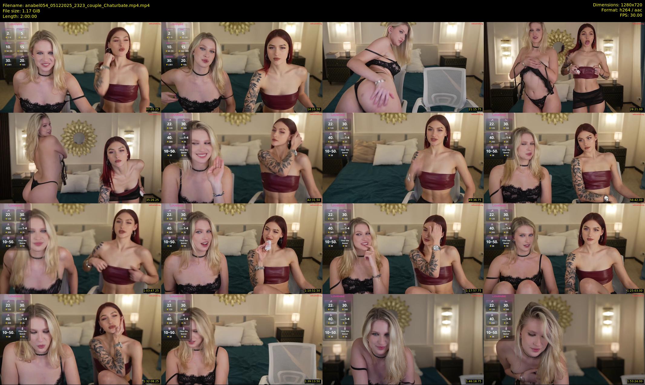 anabel054 — 120 minute Chaturbate female cam show recording, 720p, Dec 5, 2025
