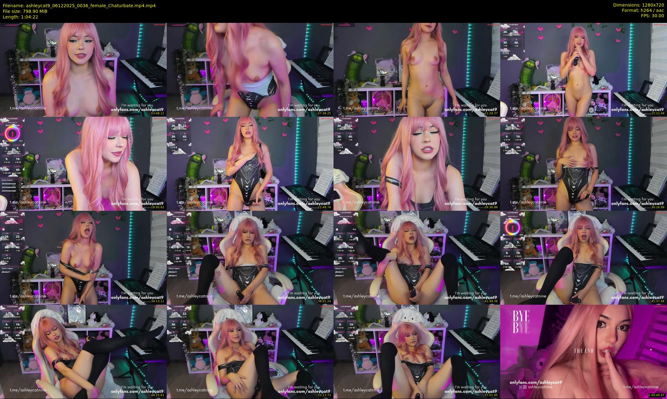 ashleycat9 — 65 minute Chaturbate female cam show recording, 720p, Dec 6, 2025