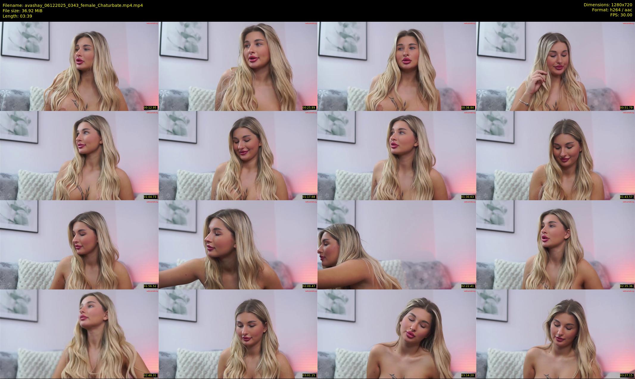 avashay — 4 minute Chaturbate female cam show recording, 720p, Dec 6, 2025