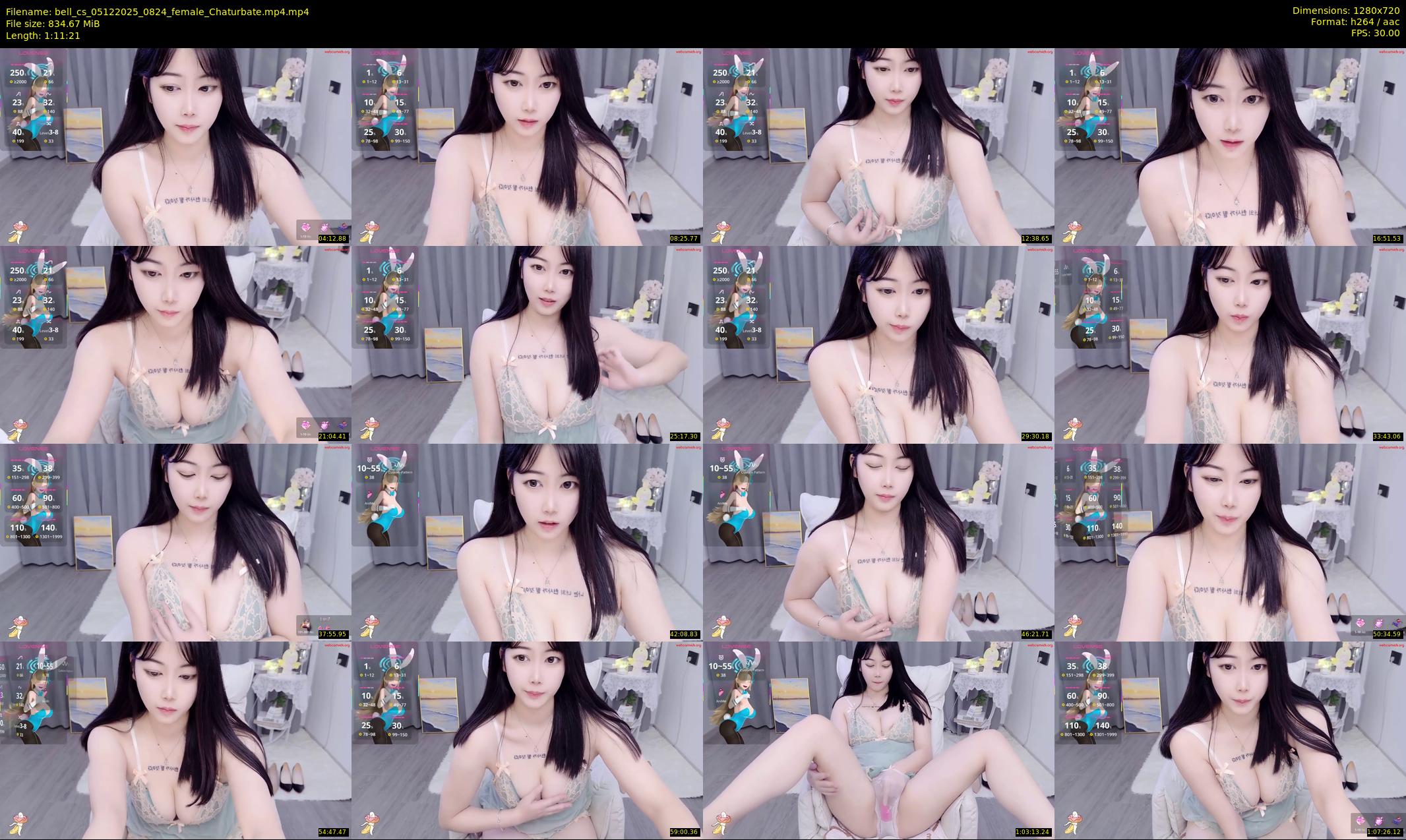bell_cs — 72 minute Chaturbate female cam show recording, 720p, Dec 5, 2025
