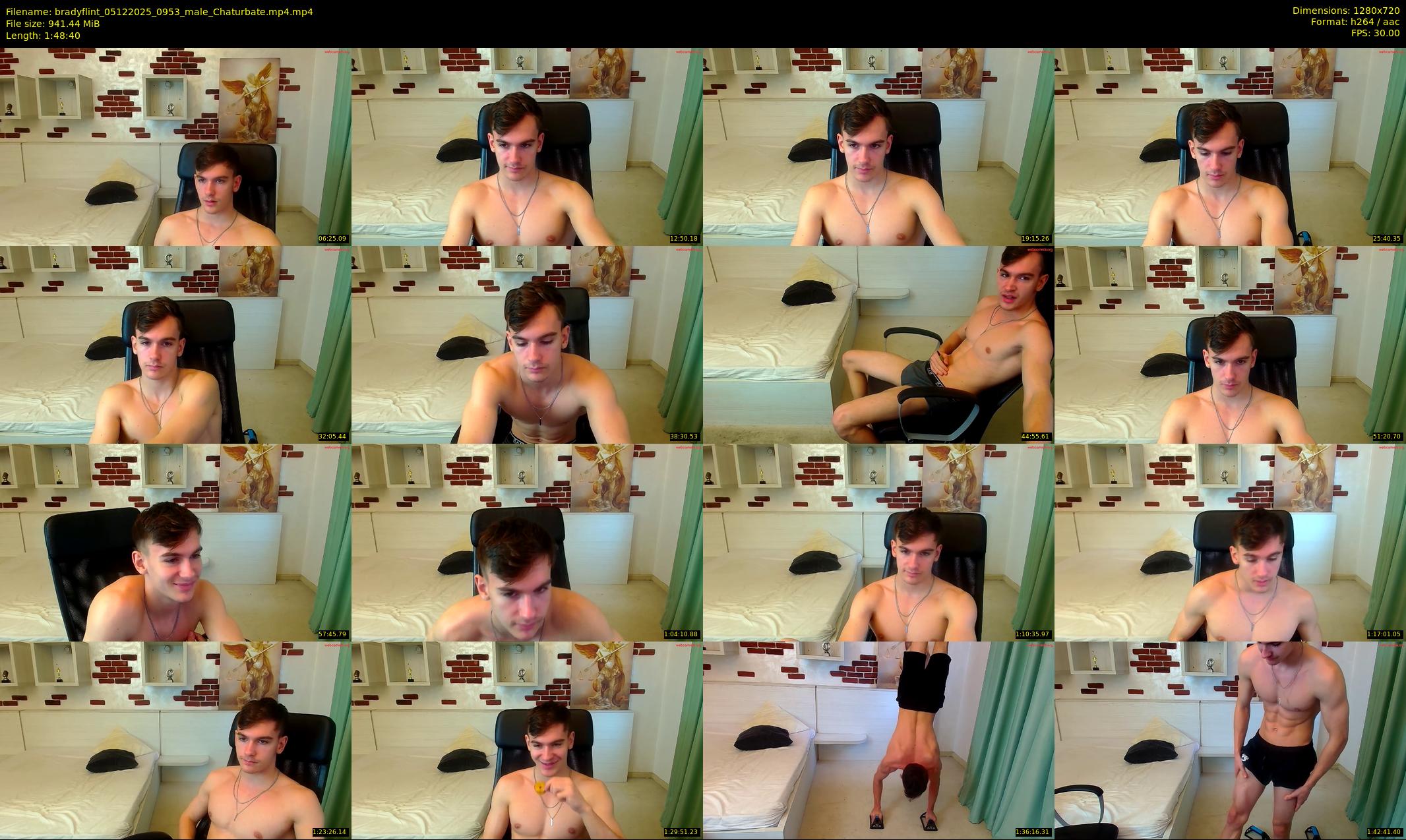 bradyflint — 109 minute Chaturbate male cam show recording, 720p, Dec 5, 2025
