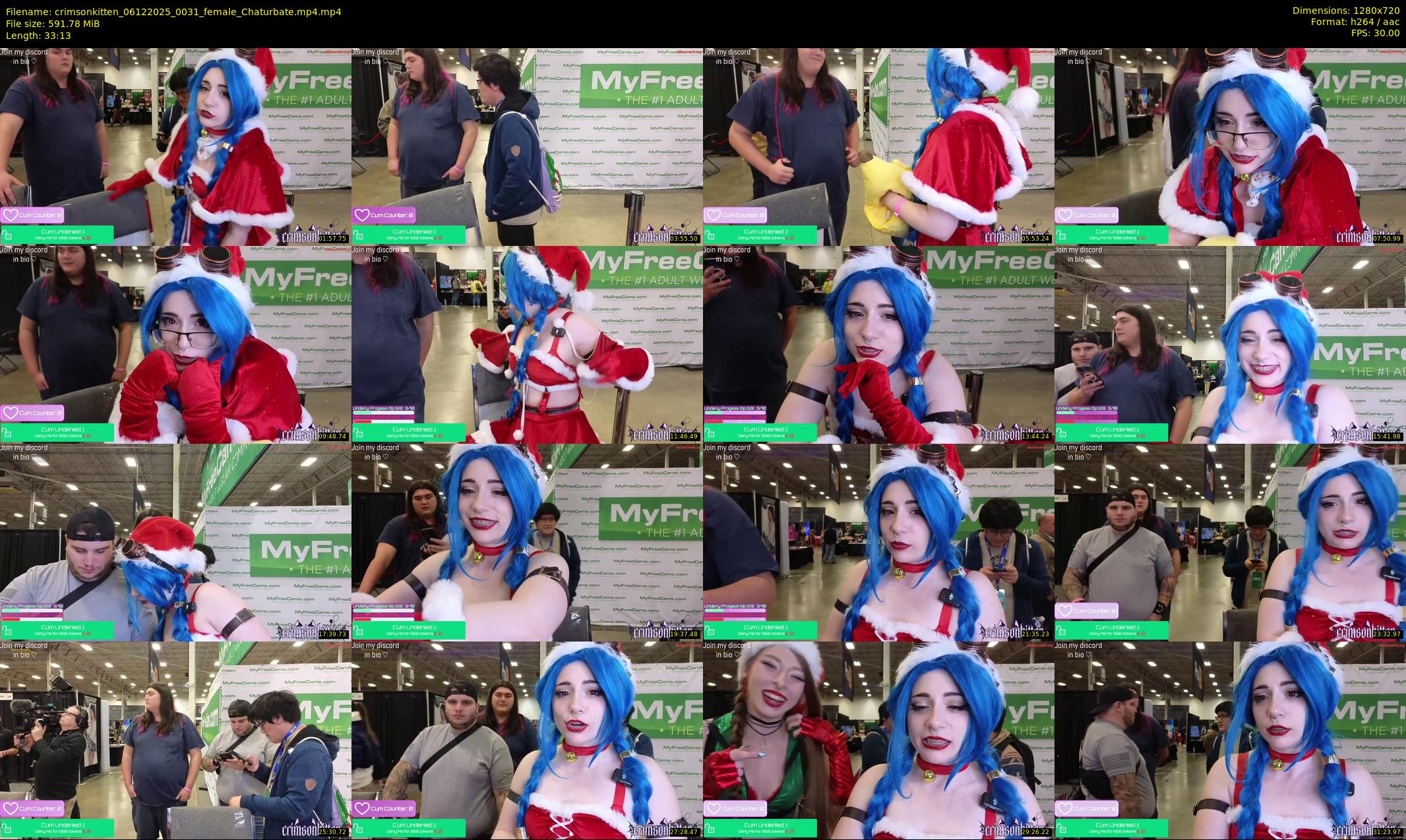 crimsonkitten — 34 minute Chaturbate female cam show recording, 720p, Dec 6, 2025