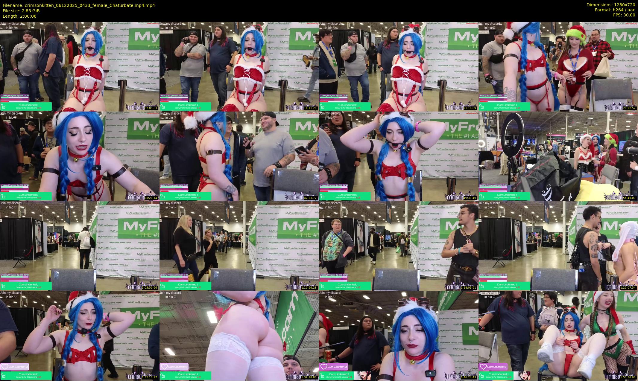 crimsonkitten — 121 minute Chaturbate female cam show recording, 720p, Dec 6, 2025