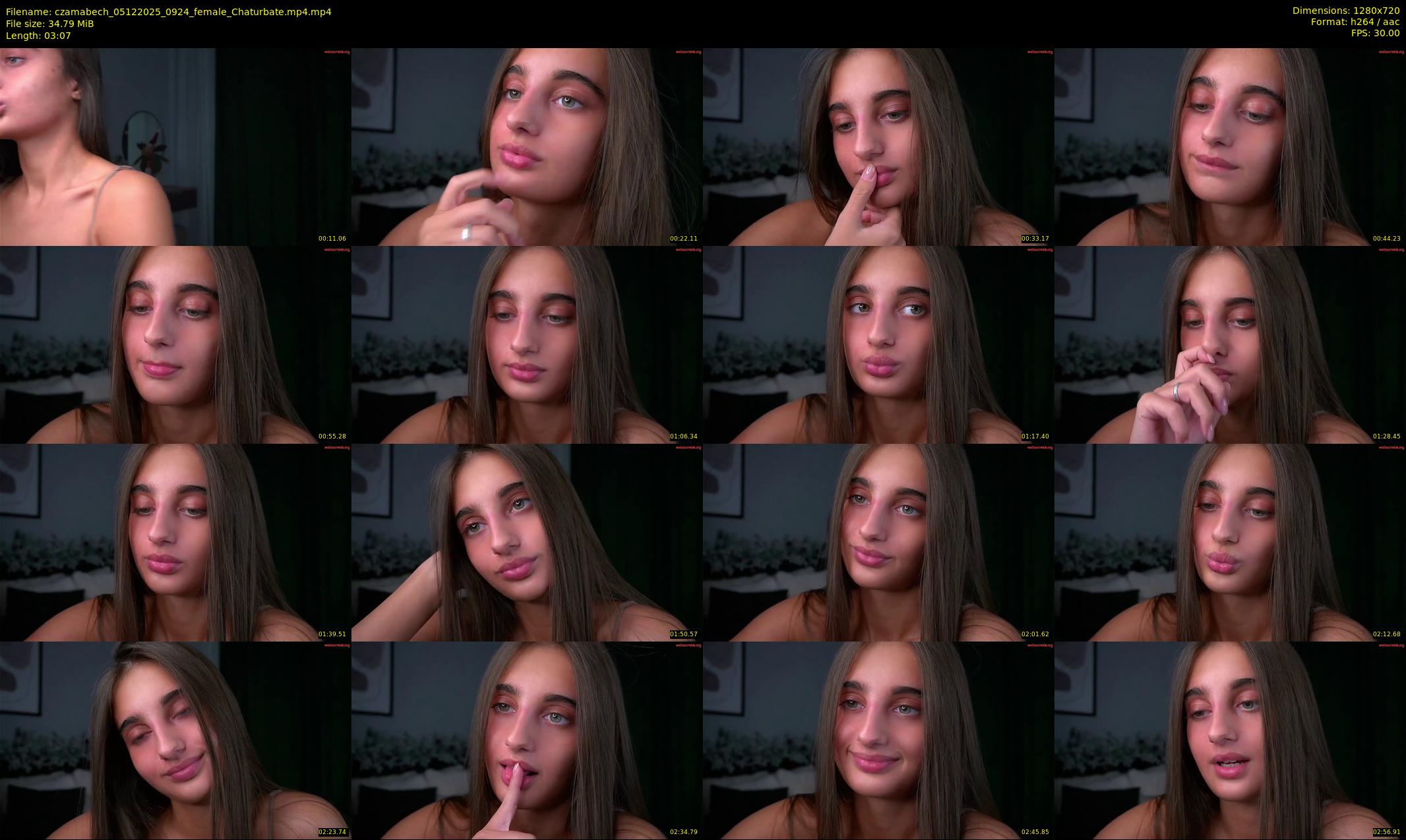 czamabech — 4 minute Chaturbate female cam show recording, 720p, Dec 5, 2025