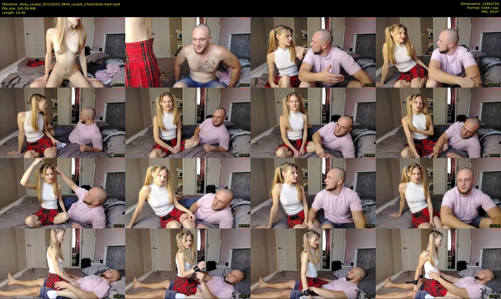 daisy_couple — 15 minute Chaturbate couple cam show recording, 720p, Dec 5, 2025