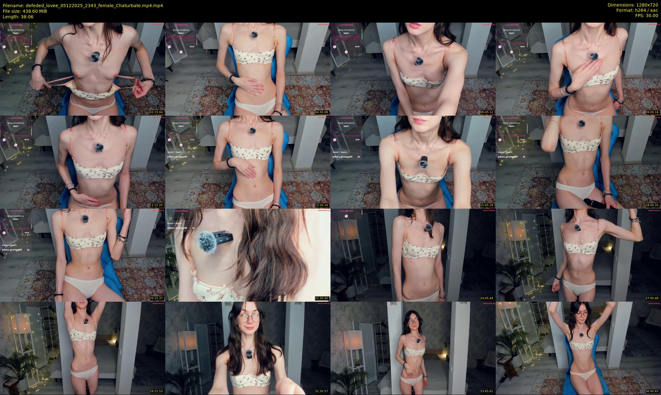 defeded_lovee — 39 minute Chaturbate female cam show recording, 720p, Dec 5, 2025