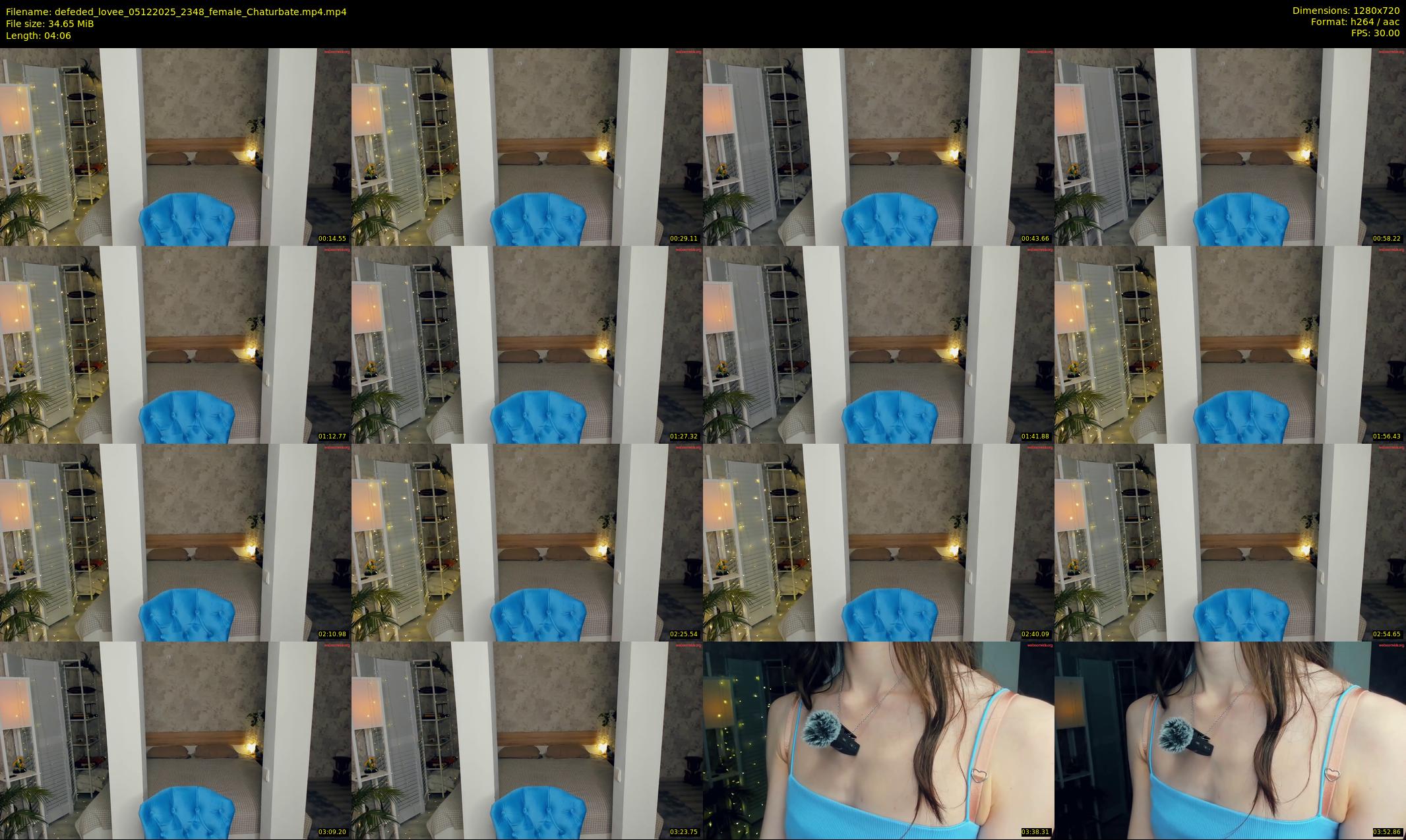 defeded_lovee — 5 minute Chaturbate female cam show recording, 720p, Dec 5, 2025