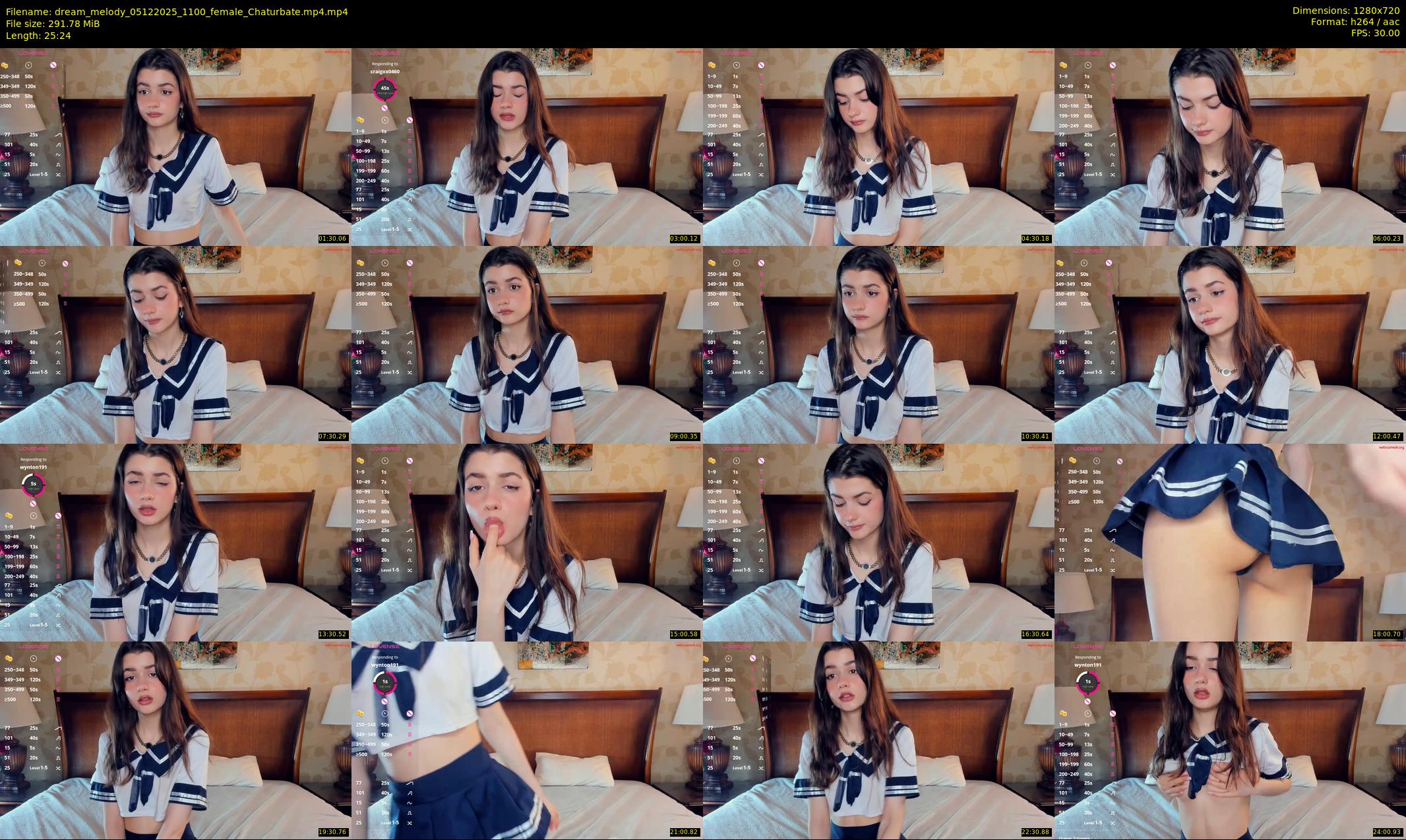 dream_melody — 26 minute Chaturbate female cam show recording, 720p, Dec 5, 2025