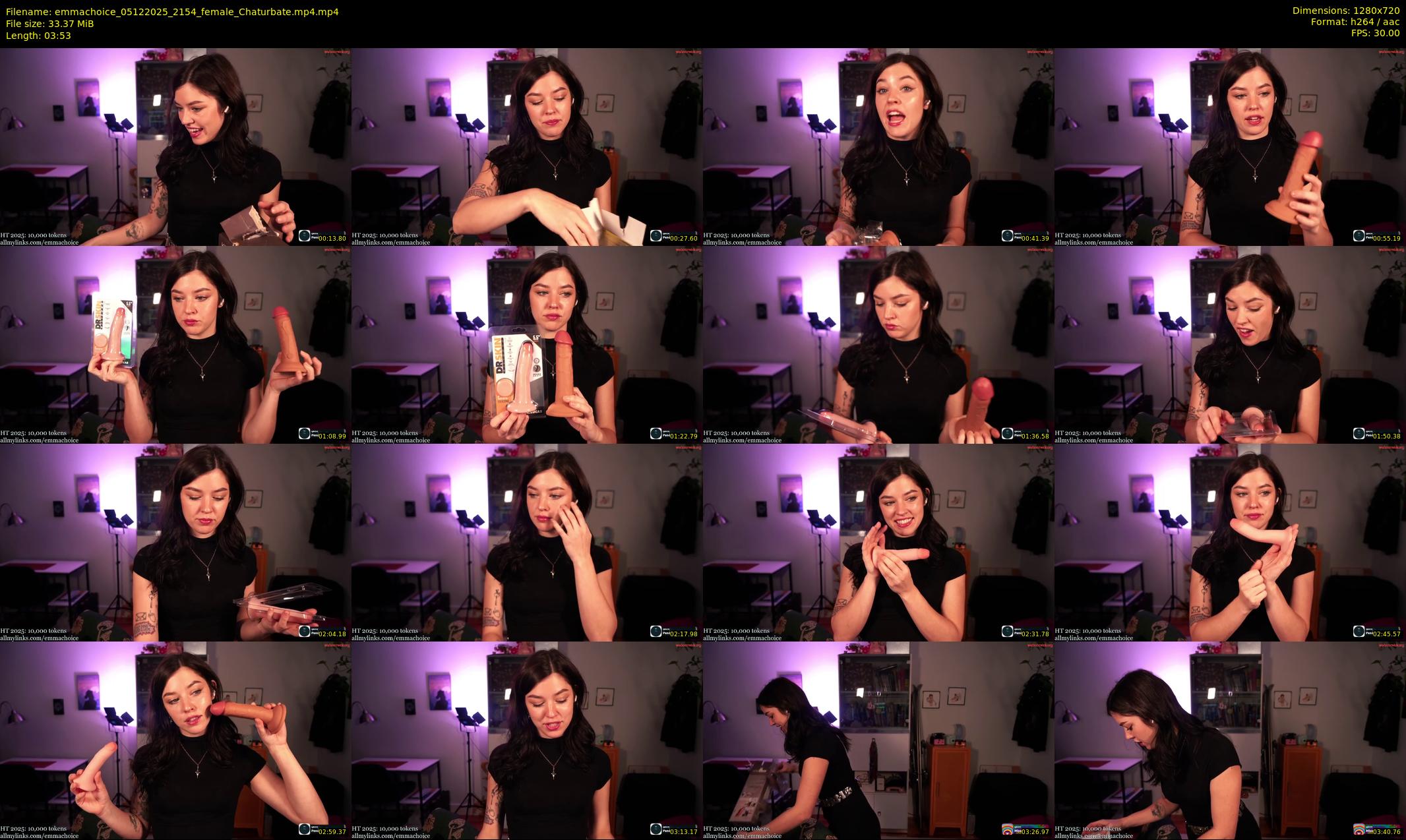 emmachoice — 4 minute Chaturbate female cam show recording, 720p, Dec 5, 2025
