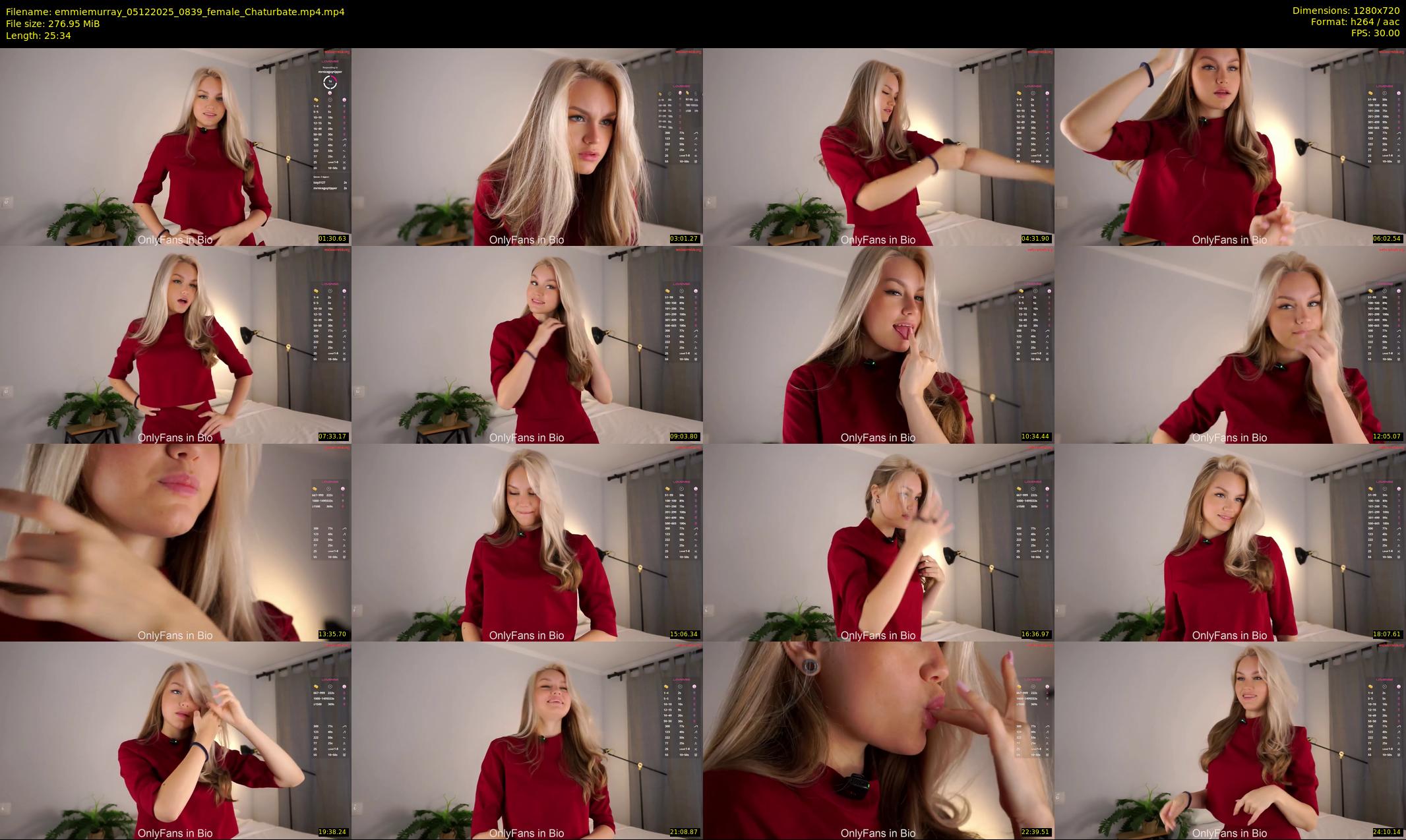 emmiemurray — 26 minute Chaturbate female cam show recording, 720p, Dec 5, 2025