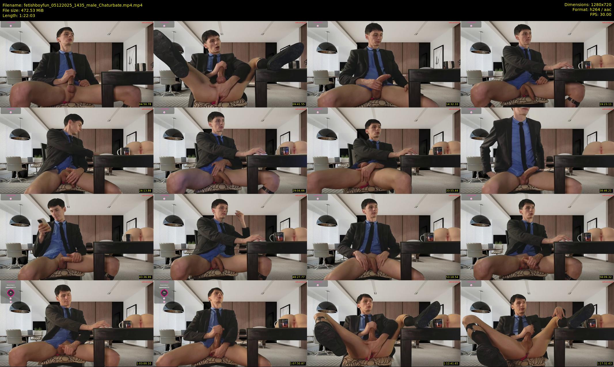 fetishboyfun — 83 minute Chaturbate male cam show recording, 720p, Dec 5, 2025