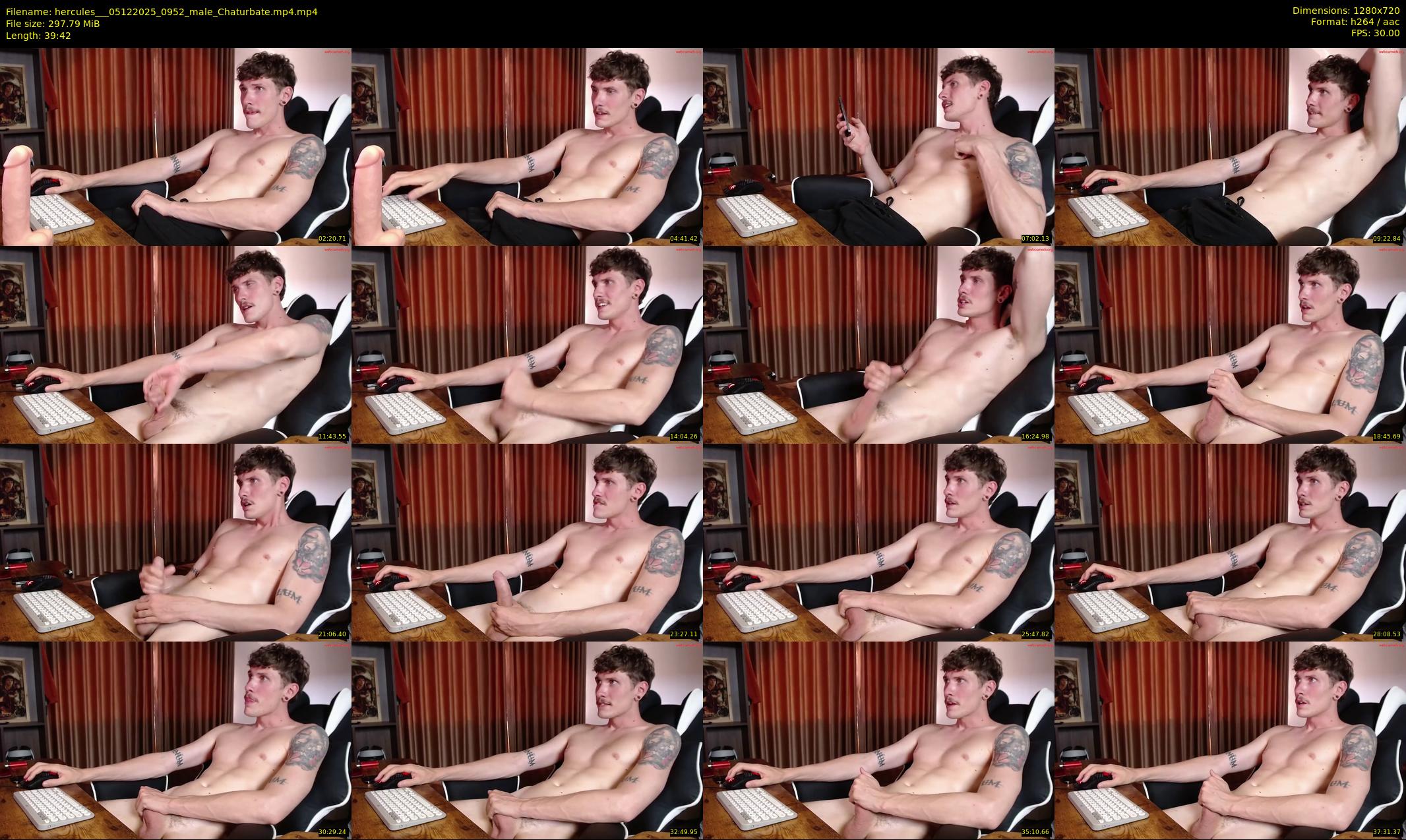 hercules__ — 40 minute Chaturbate male cam show recording, 720p, Dec 5, 2025