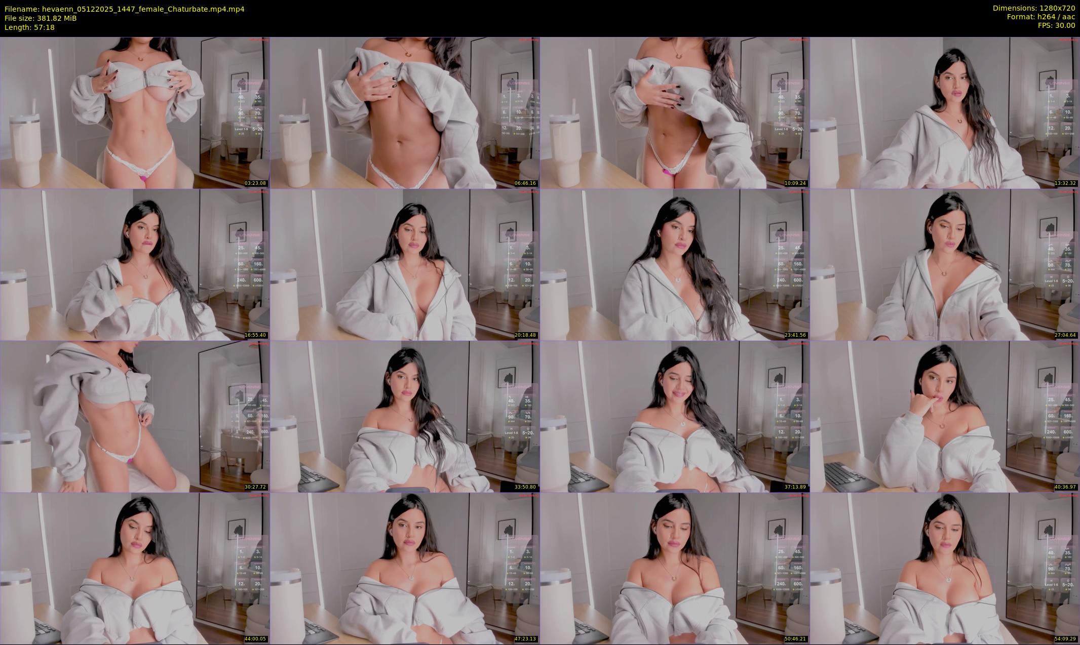 hevaenn — 58 minute Chaturbate female cam show recording, 720p, Dec 5, 2025