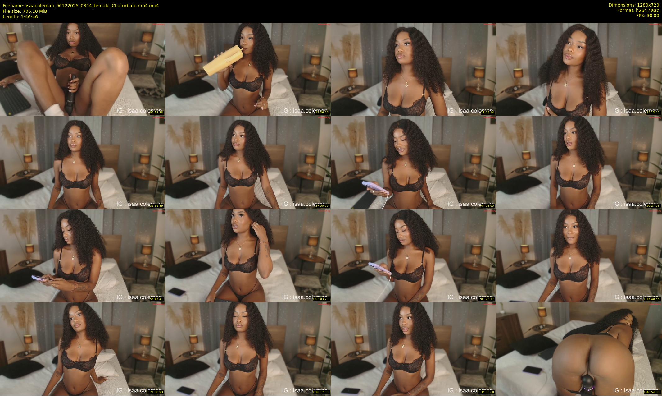 isaacoleman — 107 minute Chaturbate female cam show recording, 720p, Dec 6, 2025