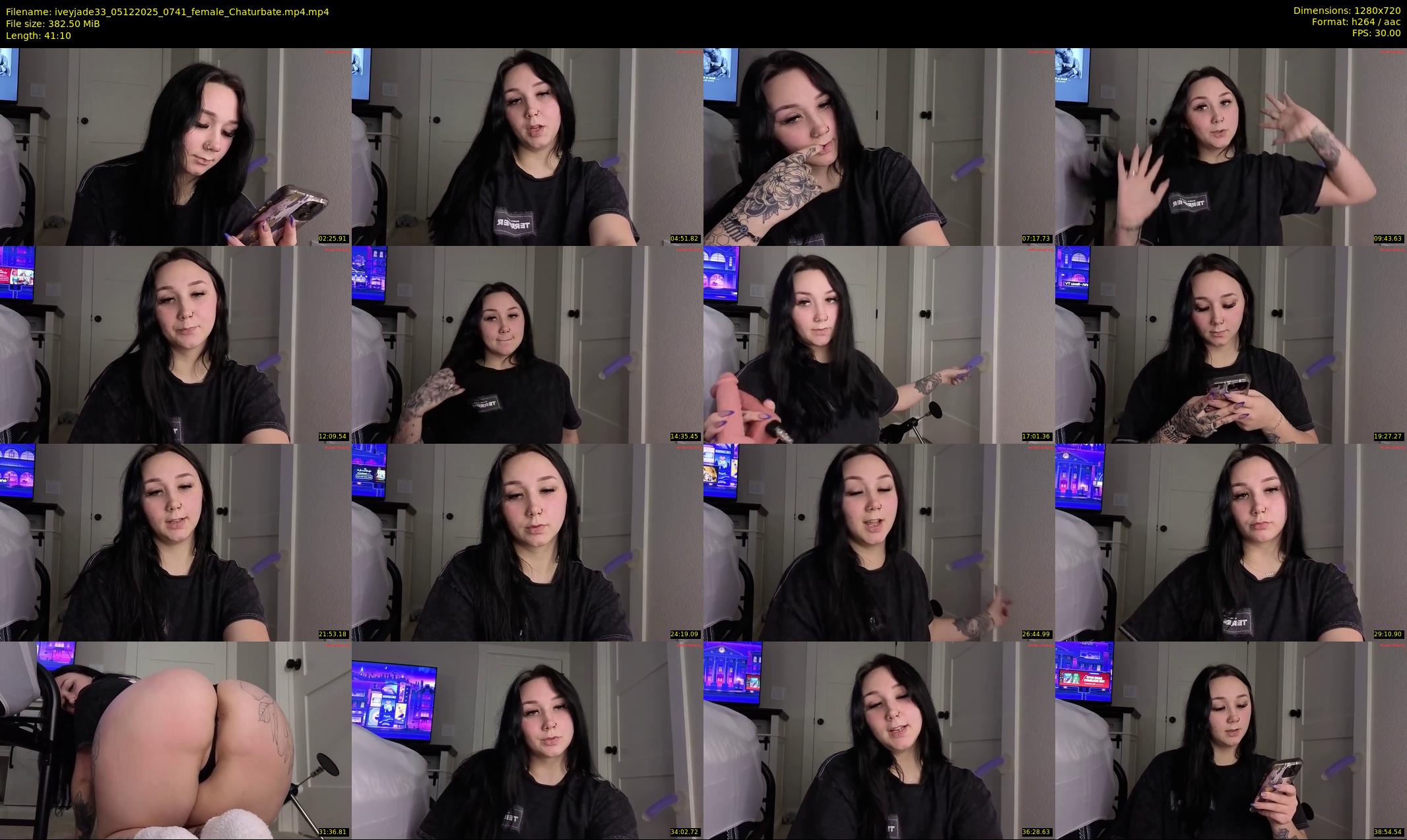 iveyjade33 — 42 minute Chaturbate female cam show recording, 720p, Dec 5, 2025