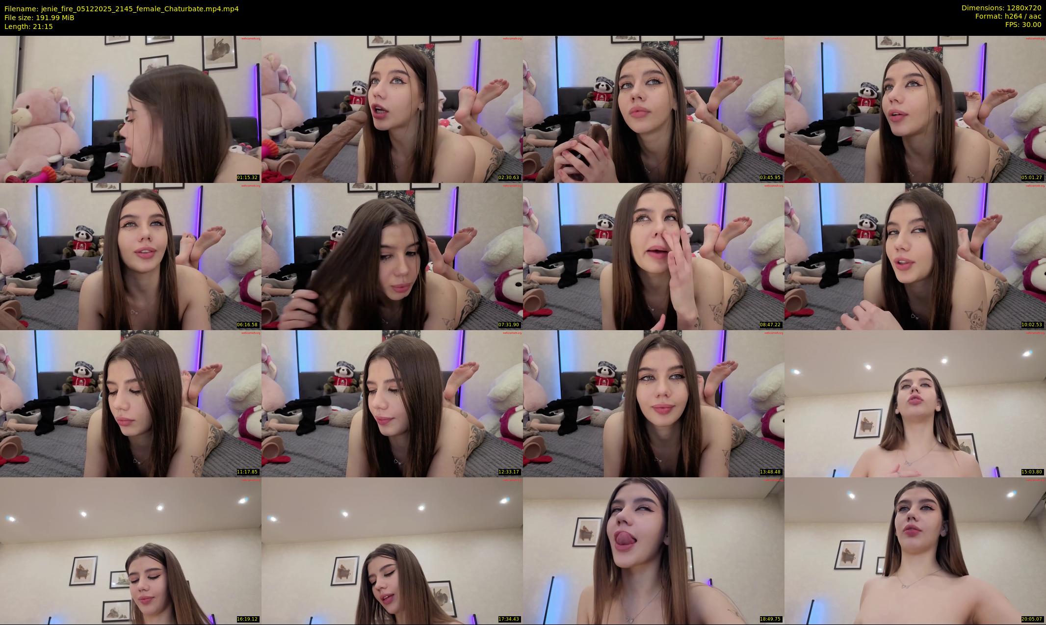 jenie_fire — 22 minute Chaturbate female cam show recording, 720p, Dec 5, 2025