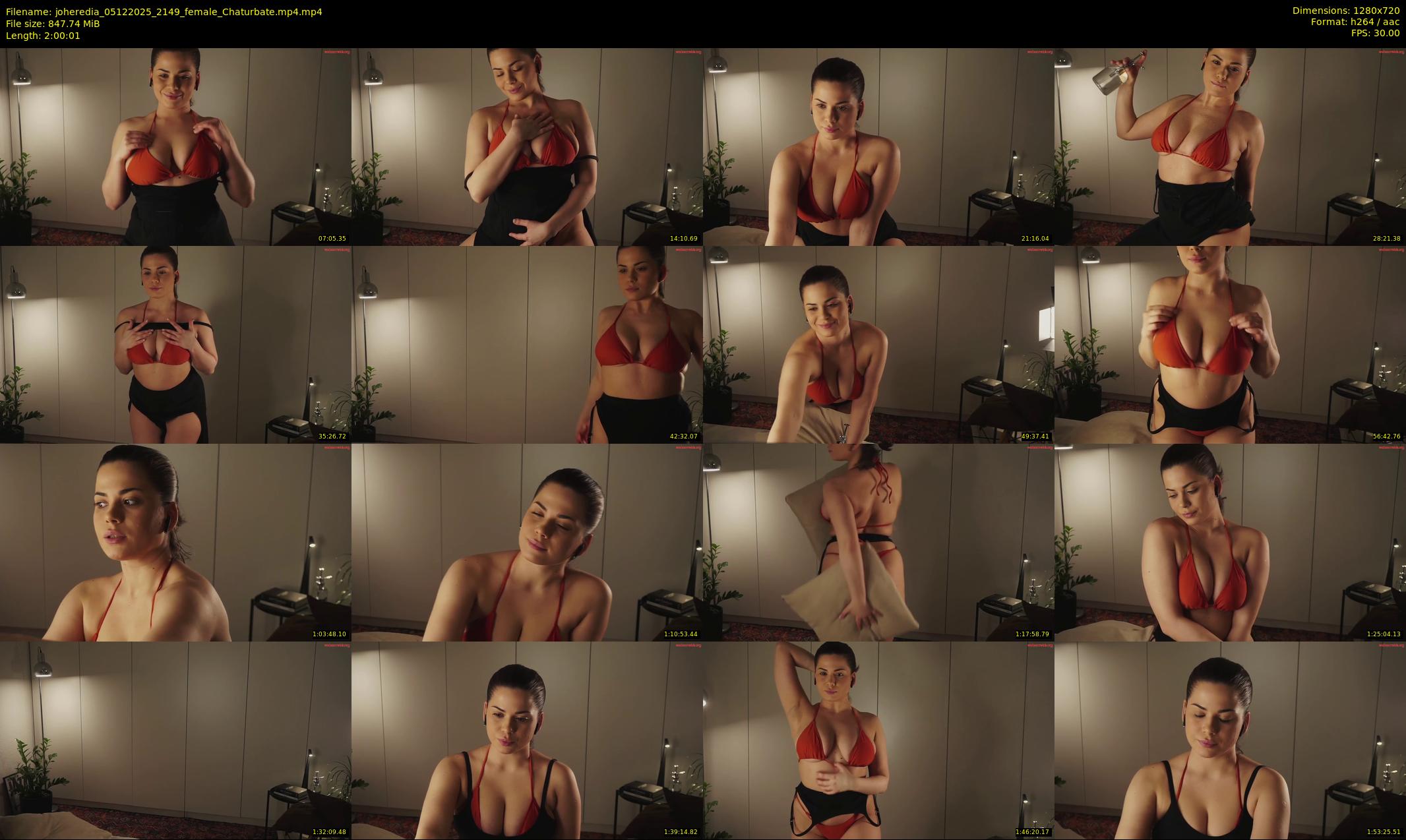 joheredia — 121 minute Chaturbate female cam show recording, 720p, Dec 5, 2025