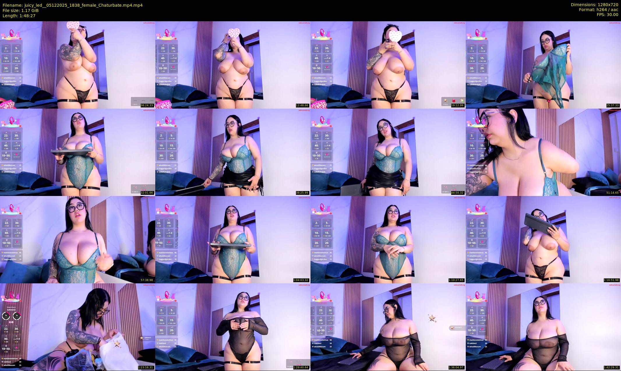 juicy_led_ — 109 minute Chaturbate female cam show recording, 720p, Dec 5, 2025