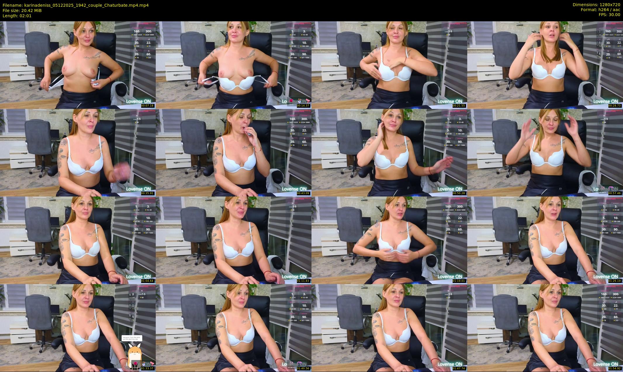 karinadeniss — 3 minute Chaturbate couple cam show recording, 720p, Dec 5, 2025